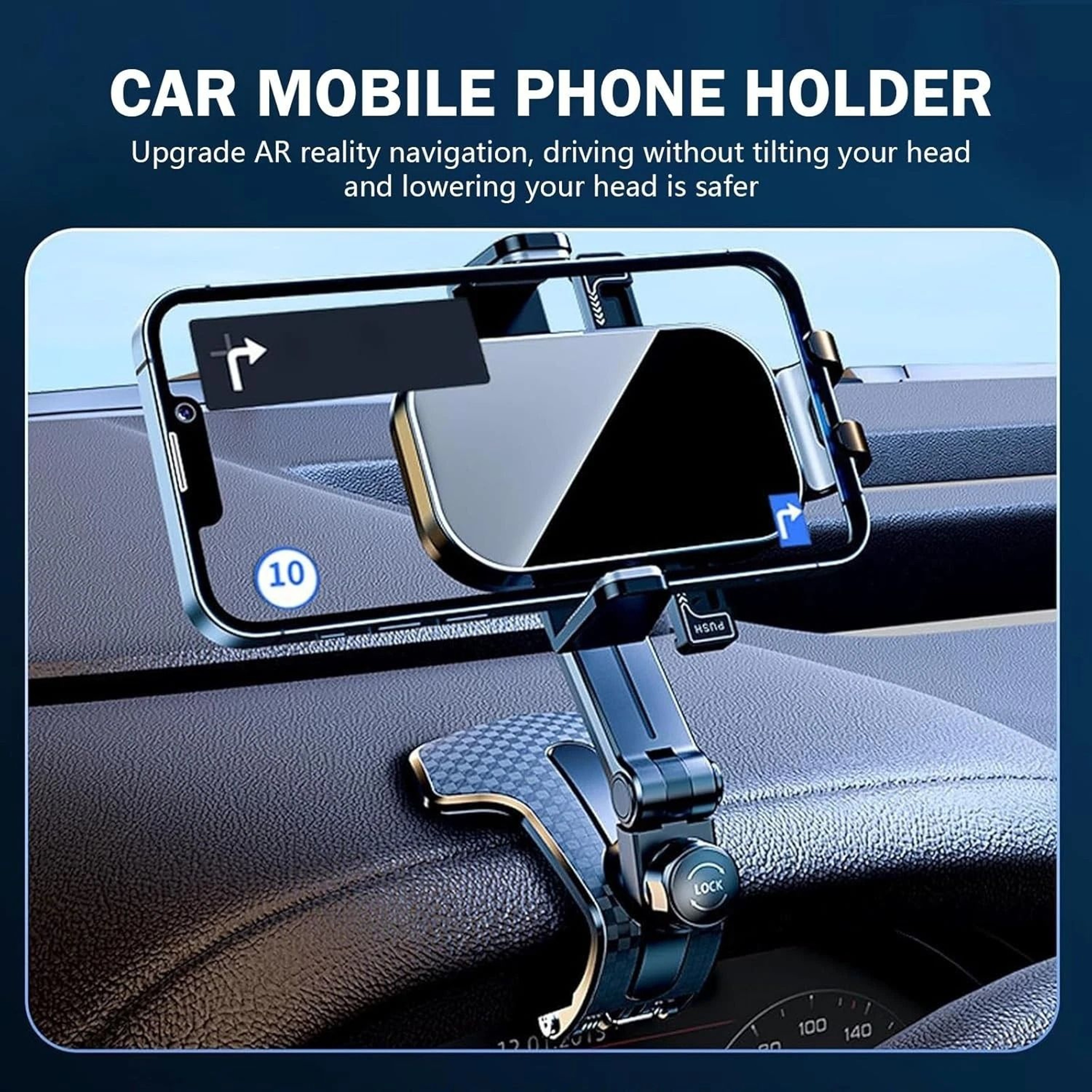 Universal Car Dashboard Mount Holder Stand Clamp Cradle For Cell Phone 10