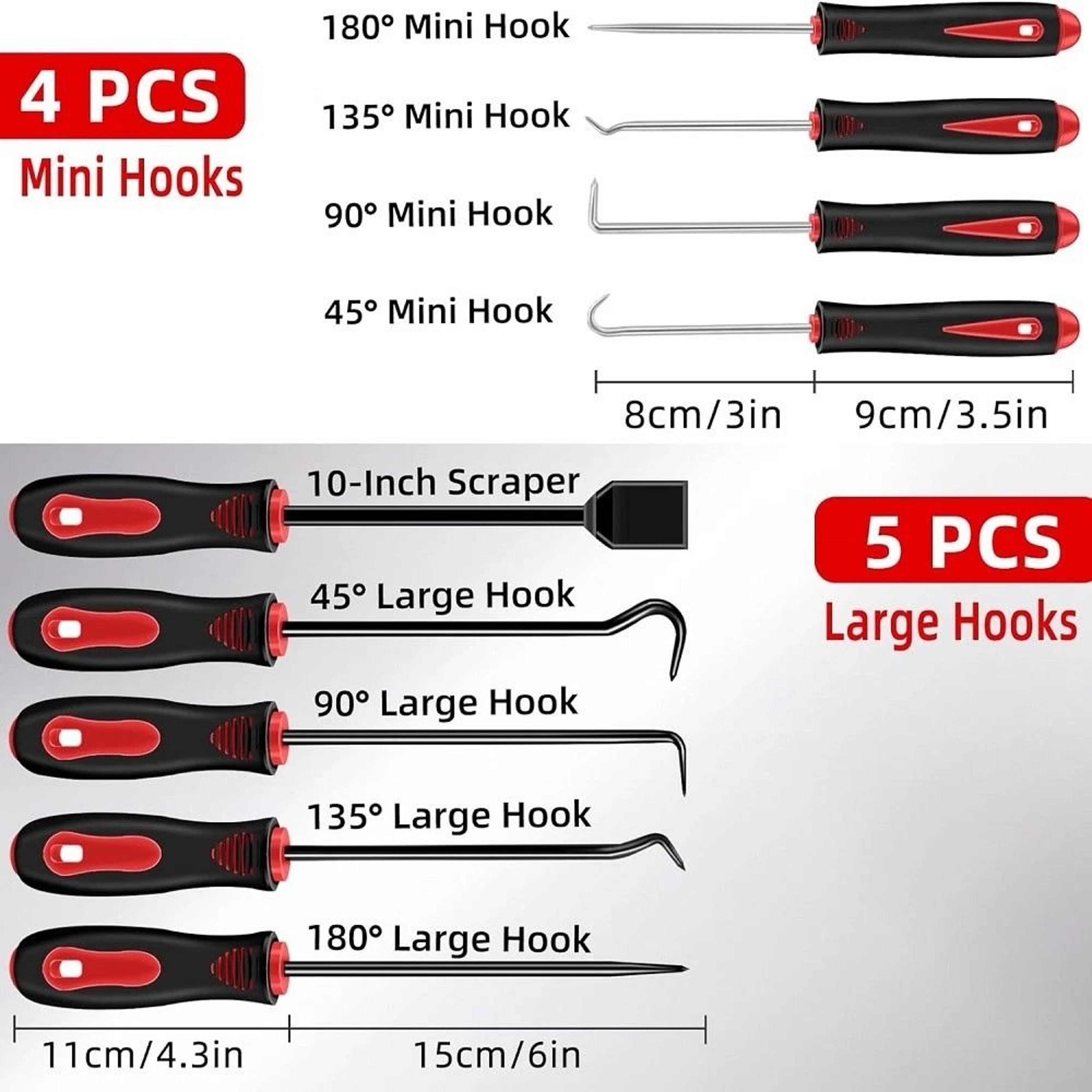 Pick  Hook Set With Magnetic Telescoping Tool Kit For Automotive  DIY Repairs 5