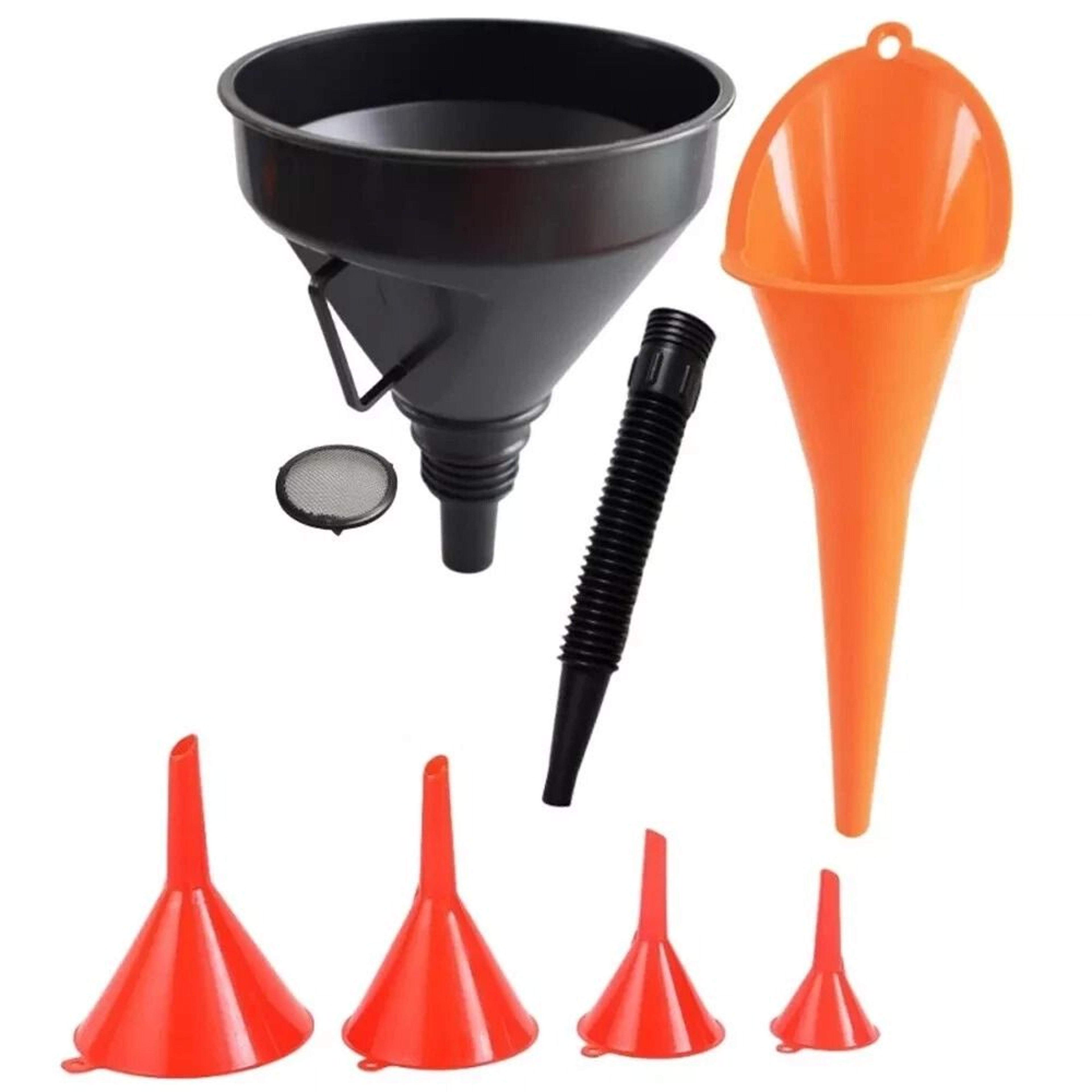 Universal Car Funnel Set With Filter Perfect For Oil Diesel Petrol  Gasoline Refueling 4