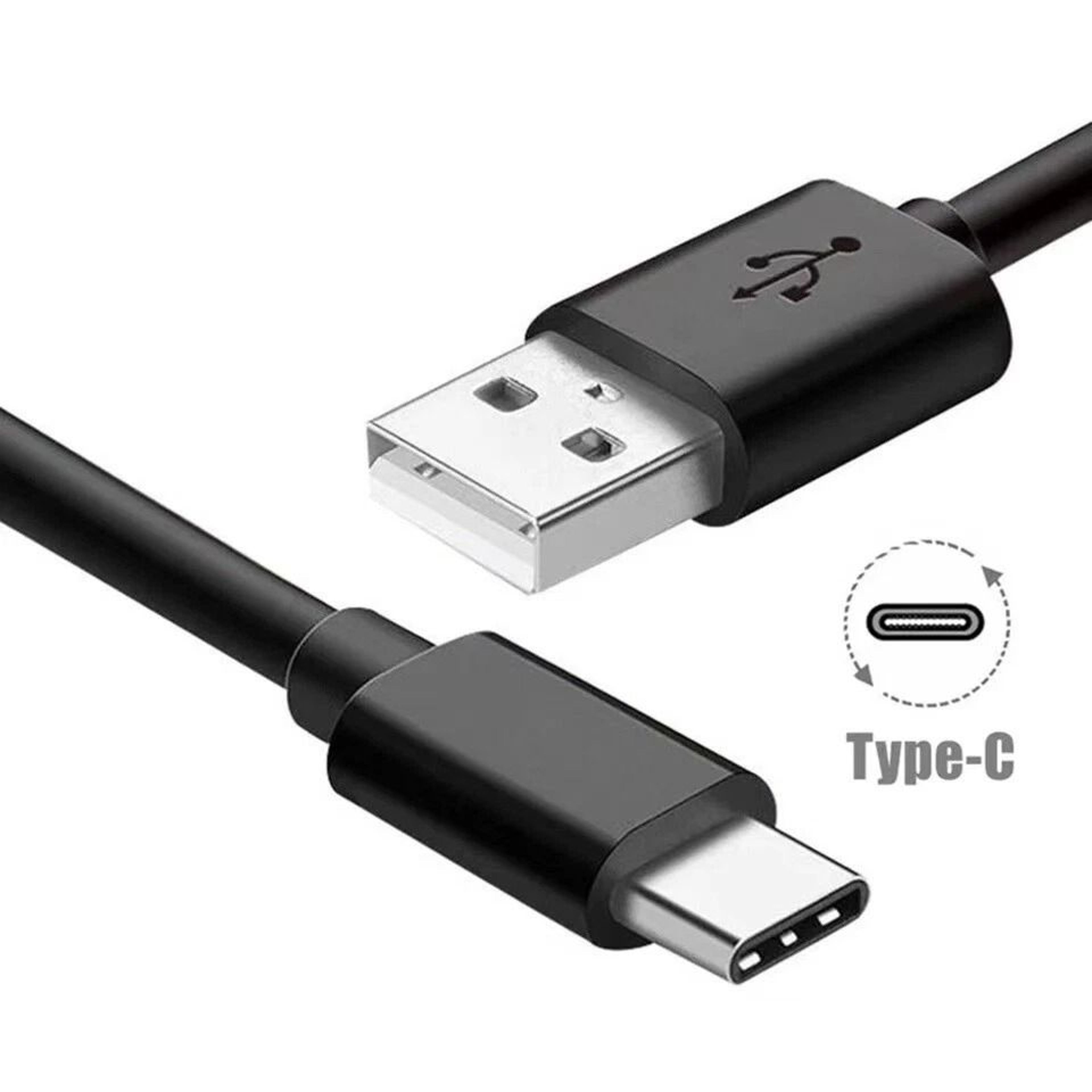 USB C To USB A Charging Cable For Quick Charge  Data Sync Durable Fast Charge Cord 5
