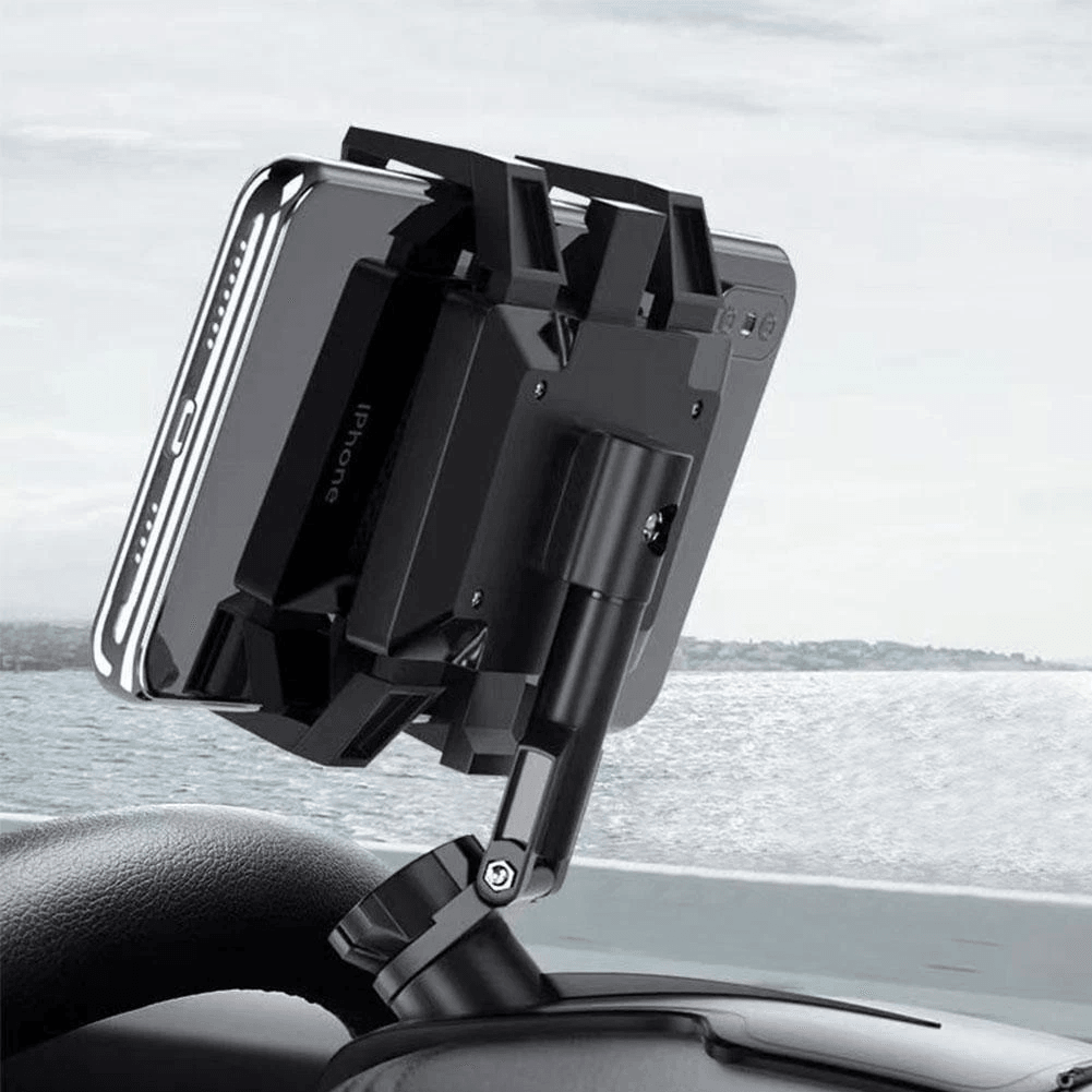 Universal Car Dashboard Mount For Cell Phones  GPS Adjustable Cradle Clip 1