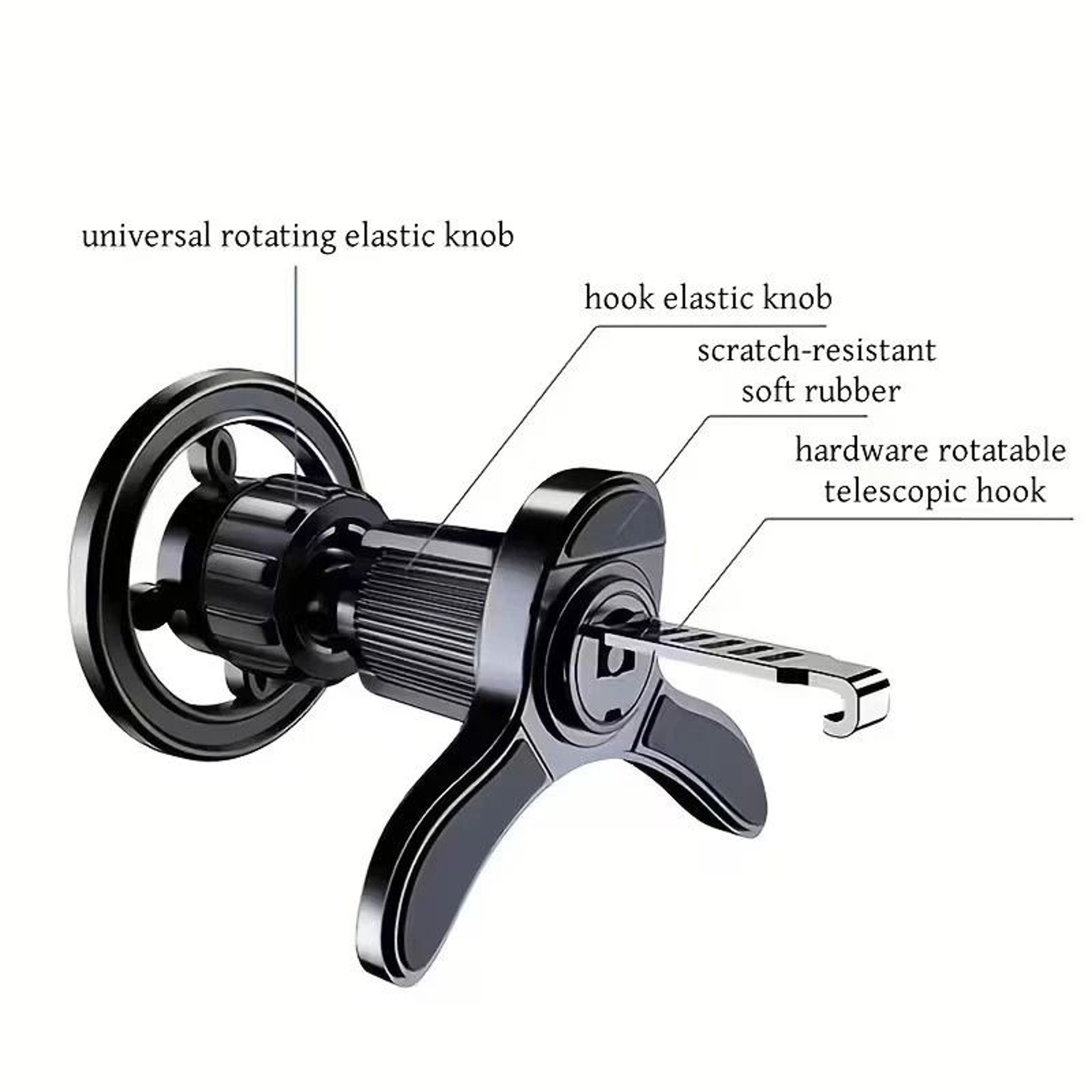 MagSafe Car Mount Magnetic Phone Holder For Air Vent And Dashboard With Rotation 7