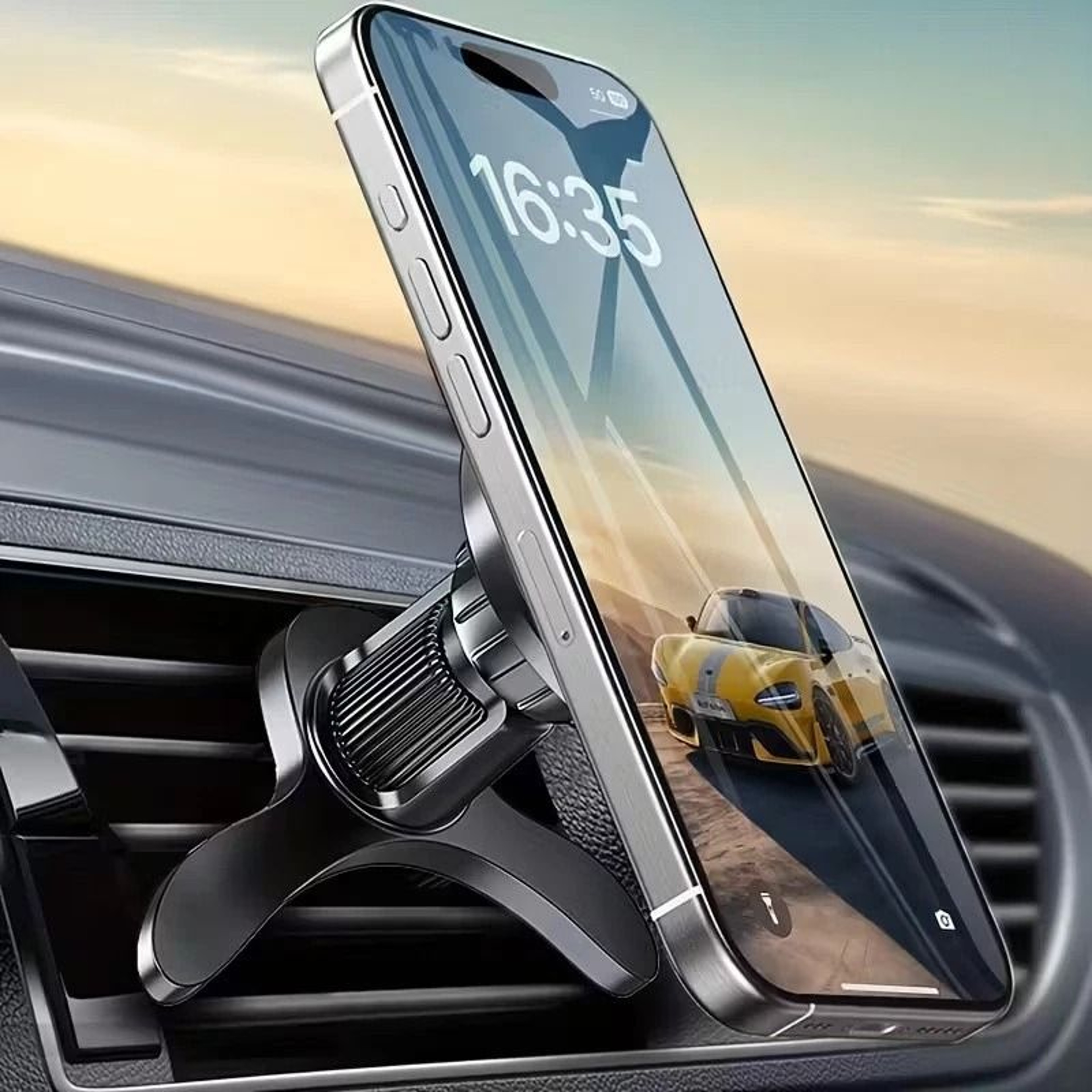 MagSafe Car Mount Magnetic Phone Holder For Air Vent And Dashboard With Rotation 0
