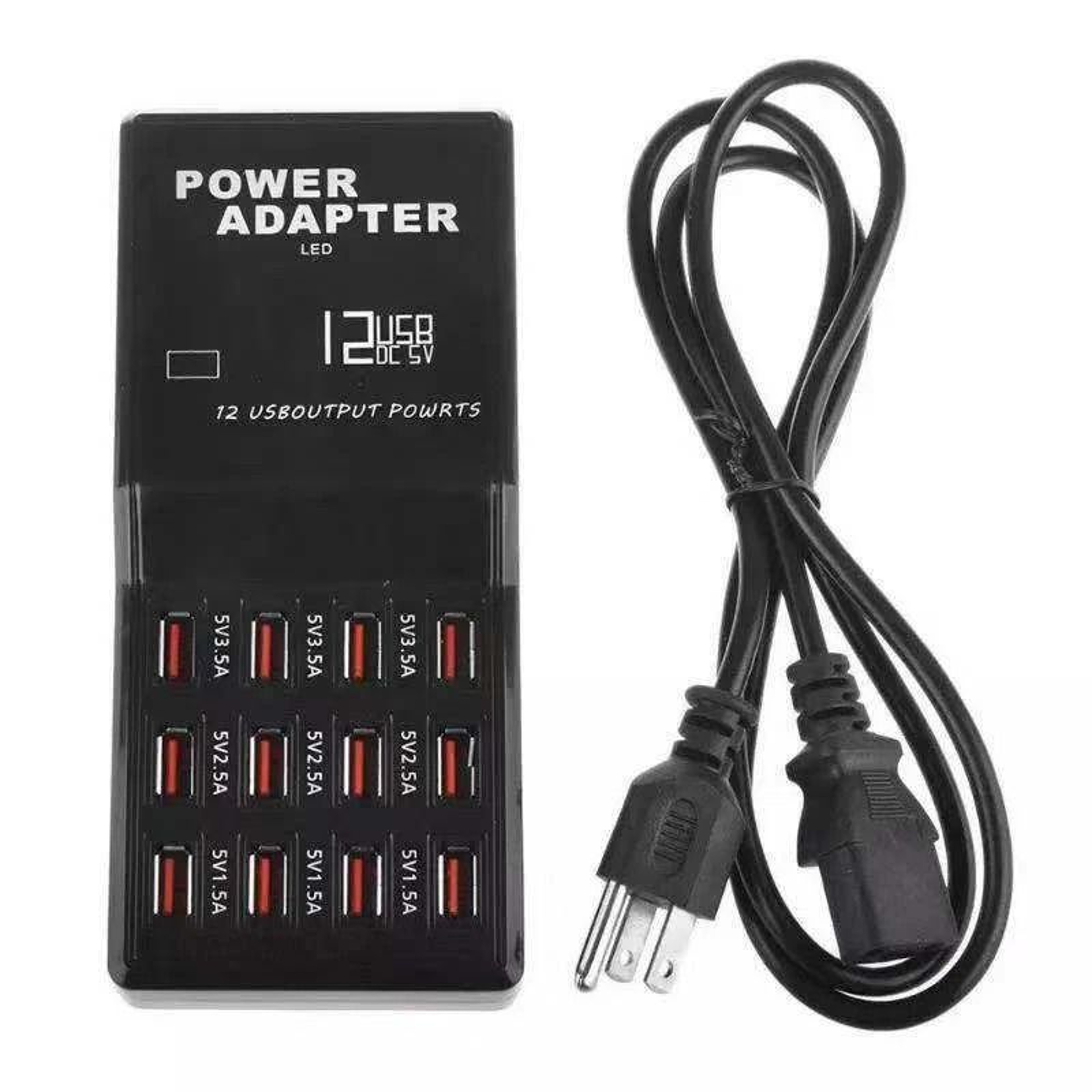 USB Charger Station For Multiple Devices Desktop Phone Organizer 2