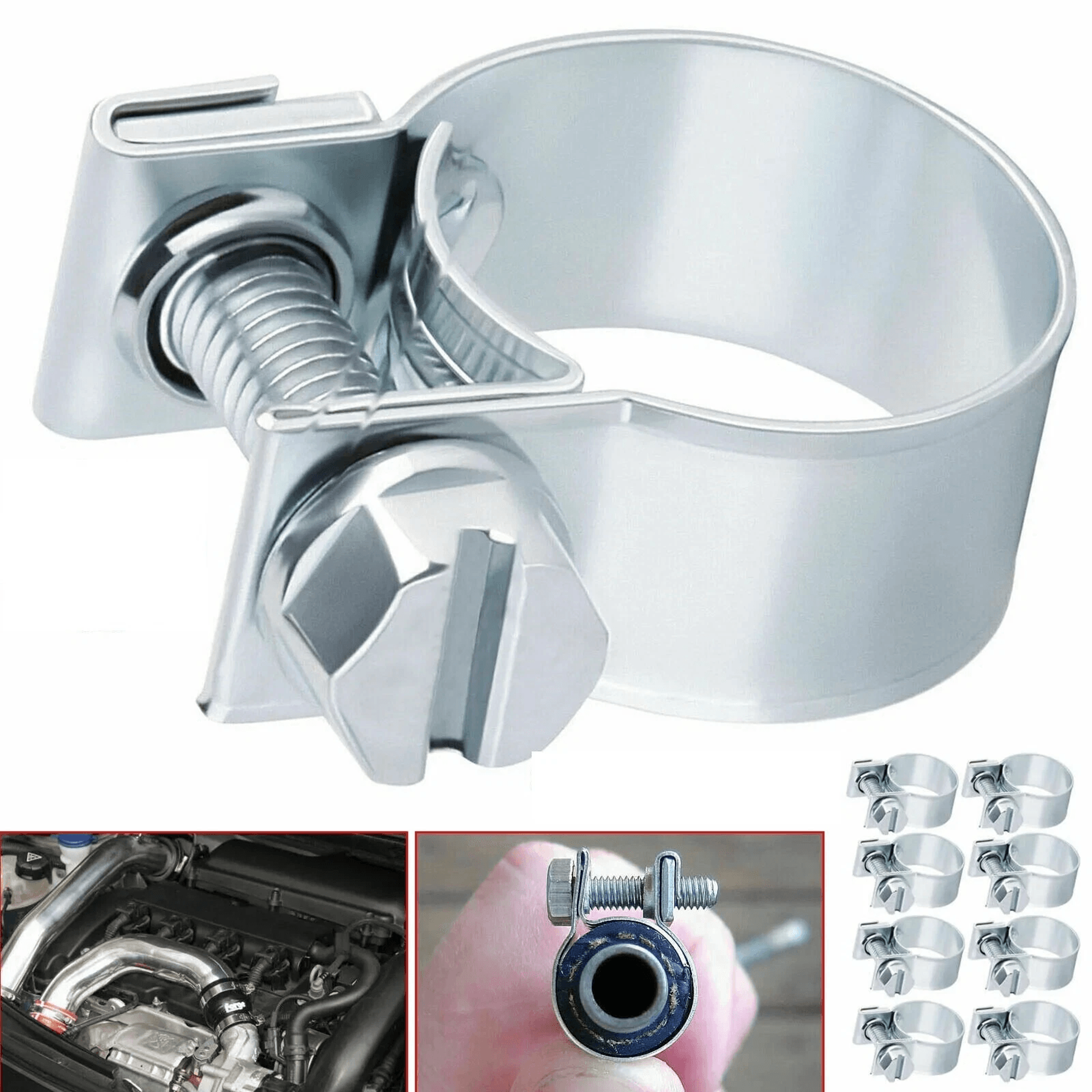 Fuel Injection Hose Clamps Gas Line Hose Clamp Assortment 5