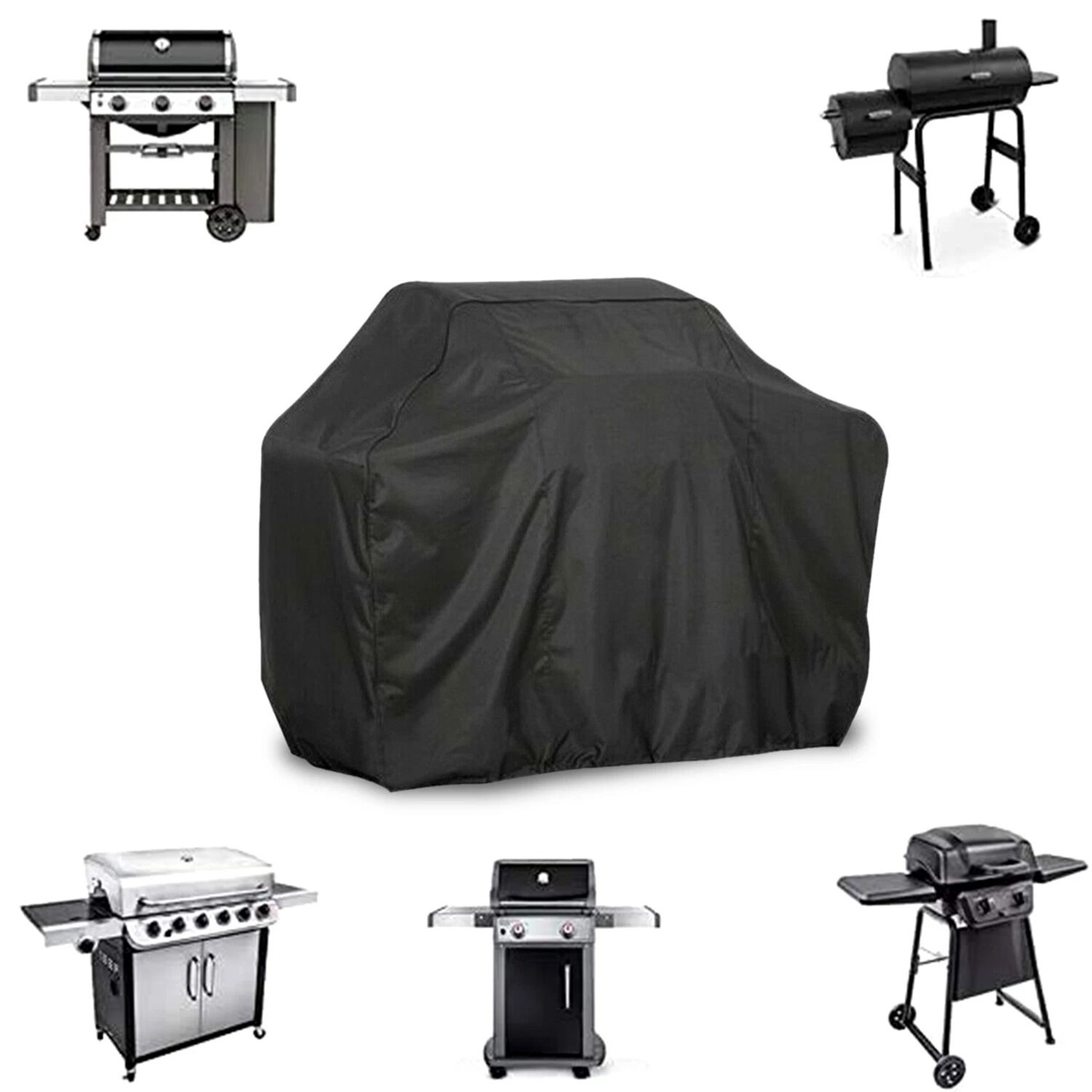 57 Inch Waterproof BBQ Grill Cover Heavy Duty Outdoor Protector 0