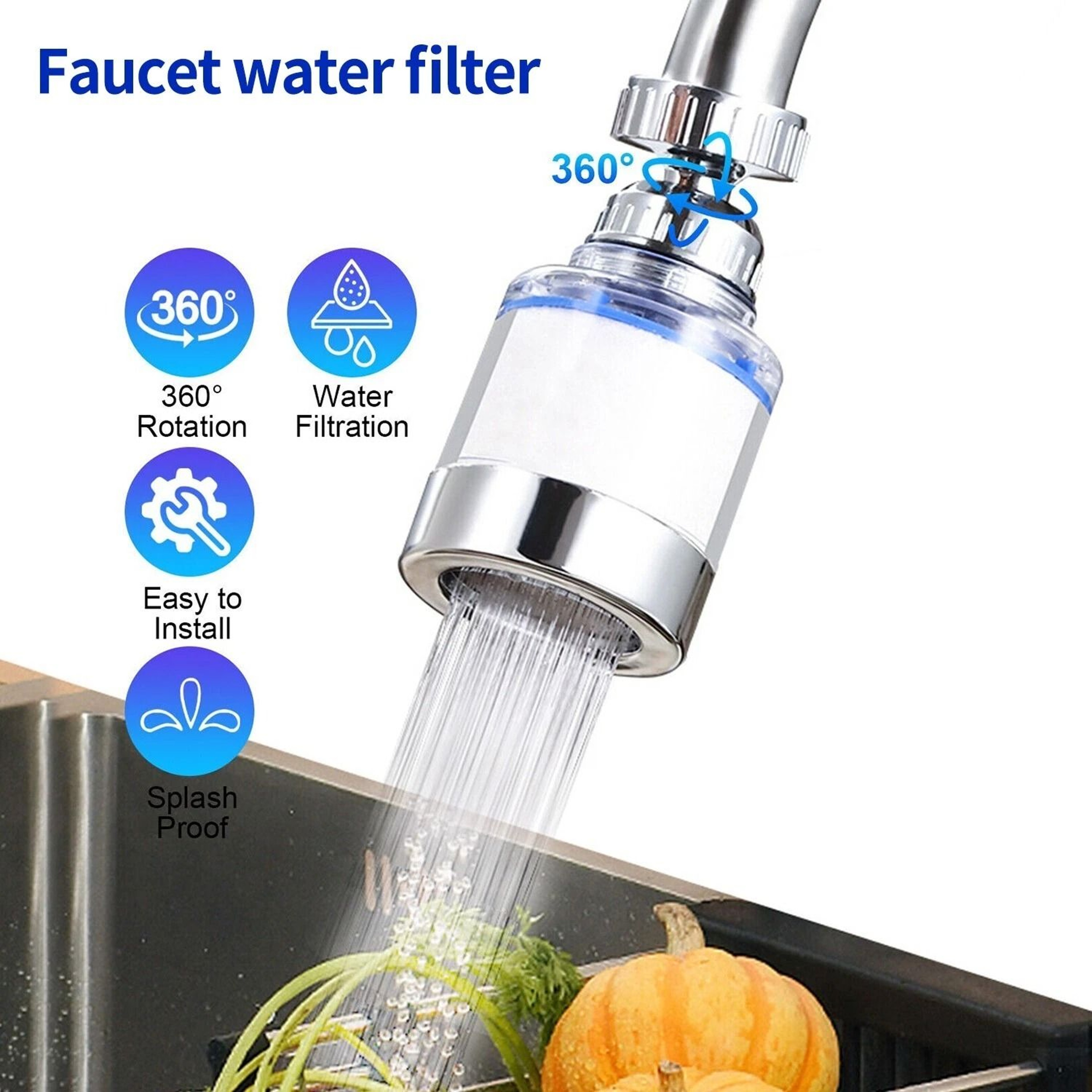 Universal Faucet Water Filter Faucet Mount Tap Purifier For Kitchen And Bathroom Sinks 8