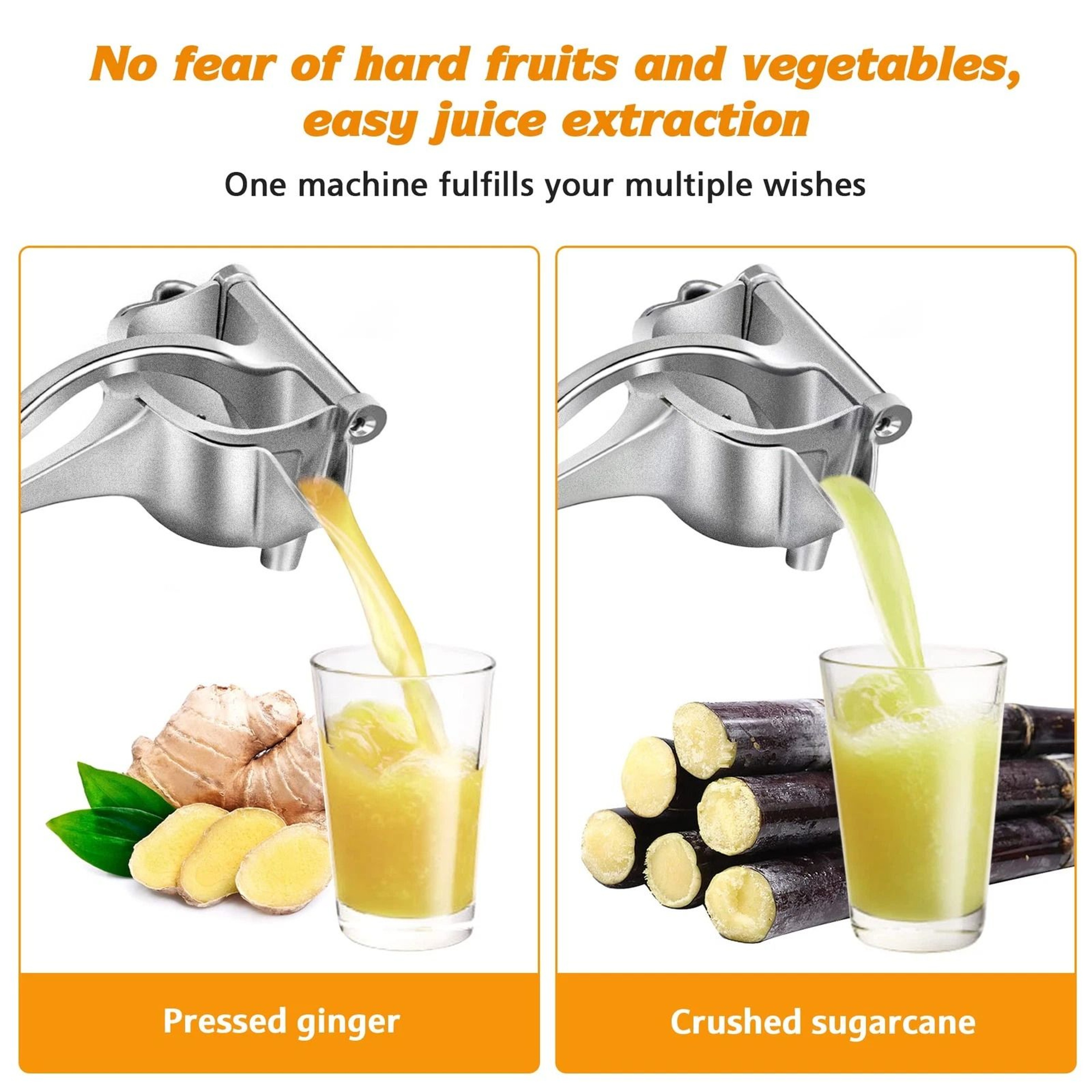 Heavy Duty Stainless Steel Lemon Squeezer Manual Citrus Press 5