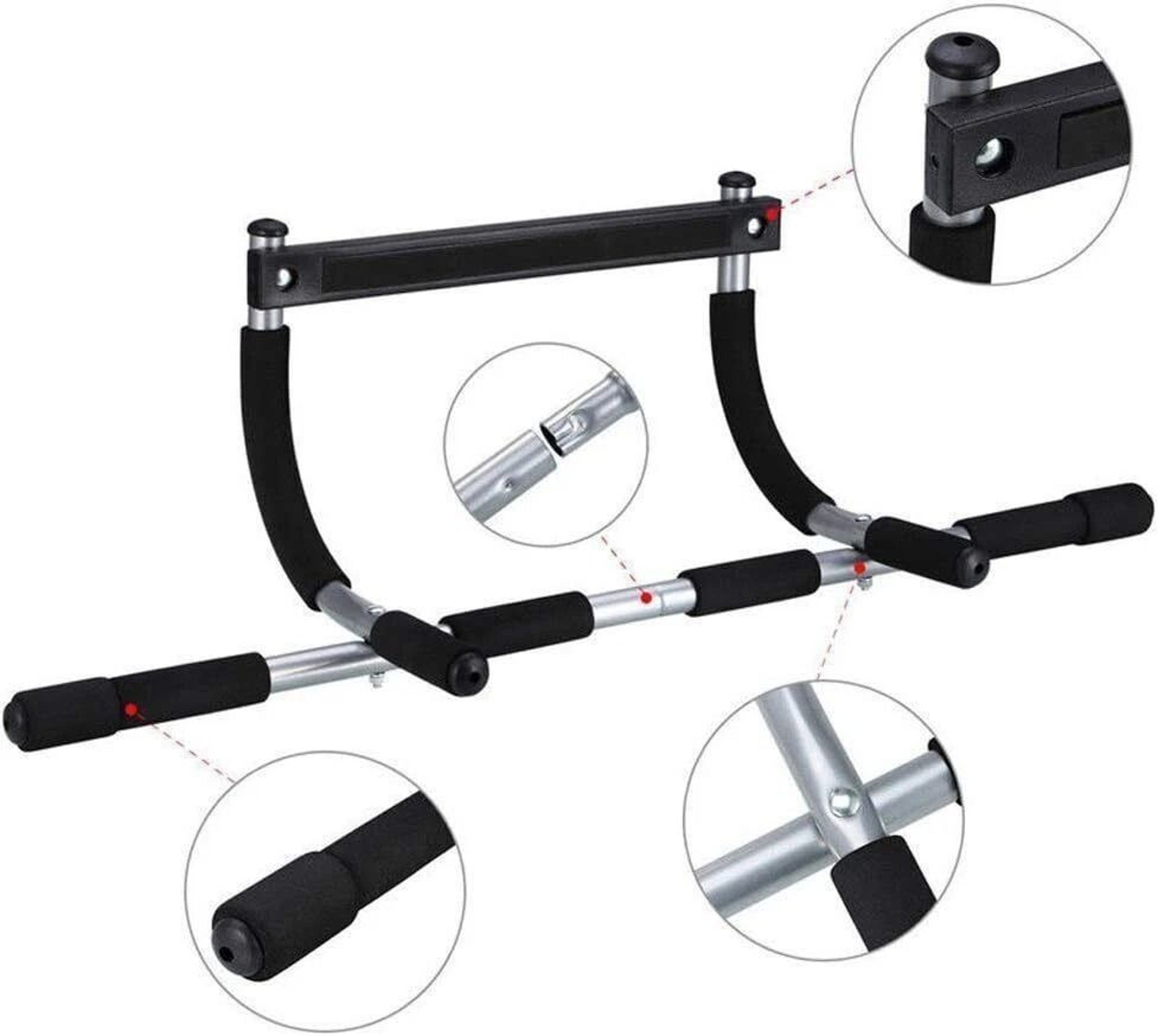 Multi Grip Doorway Pull Up Bar For Home Gym Workouts And Upper Body Training 5