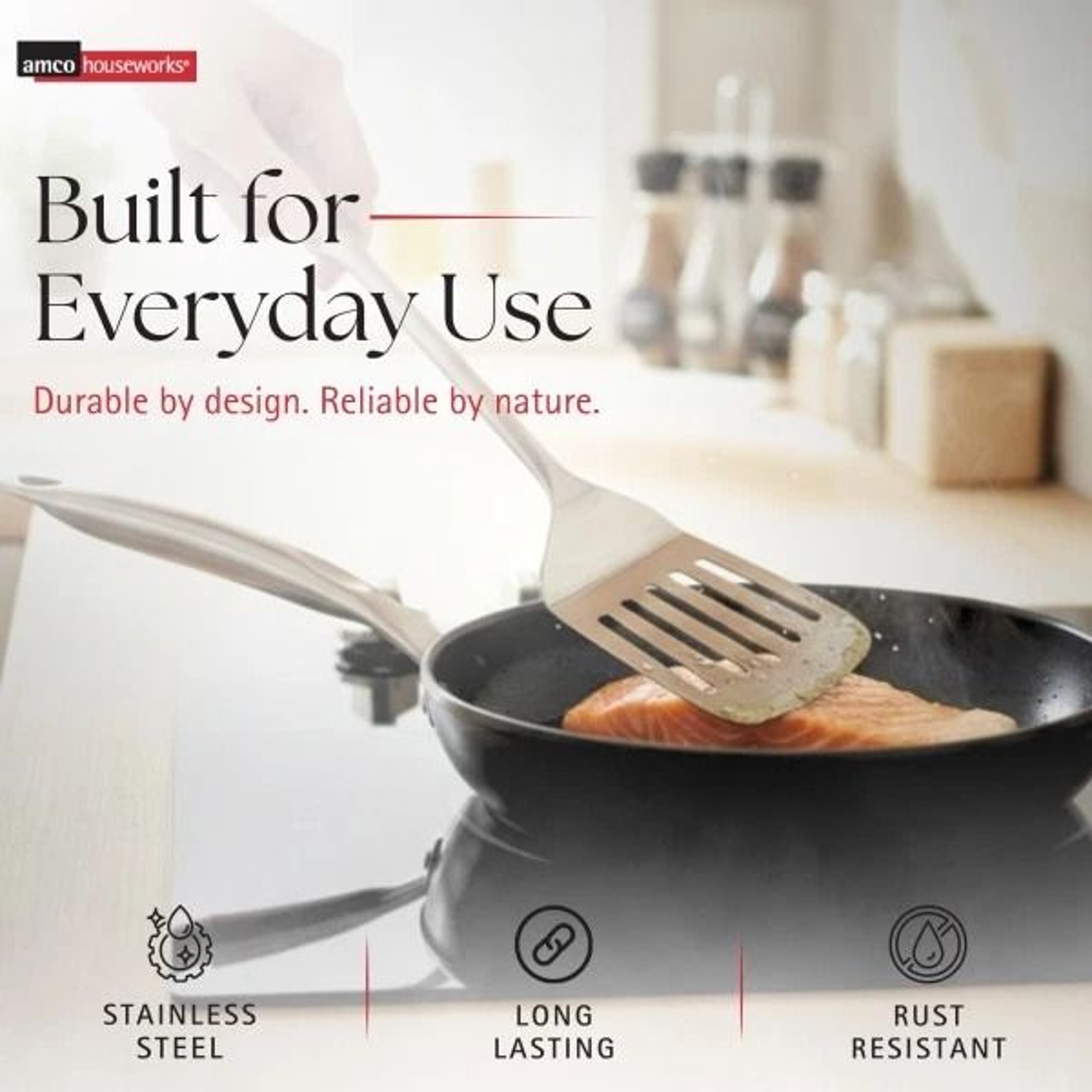 Stainless Steel Utensil Set For Everyday Cooking 4