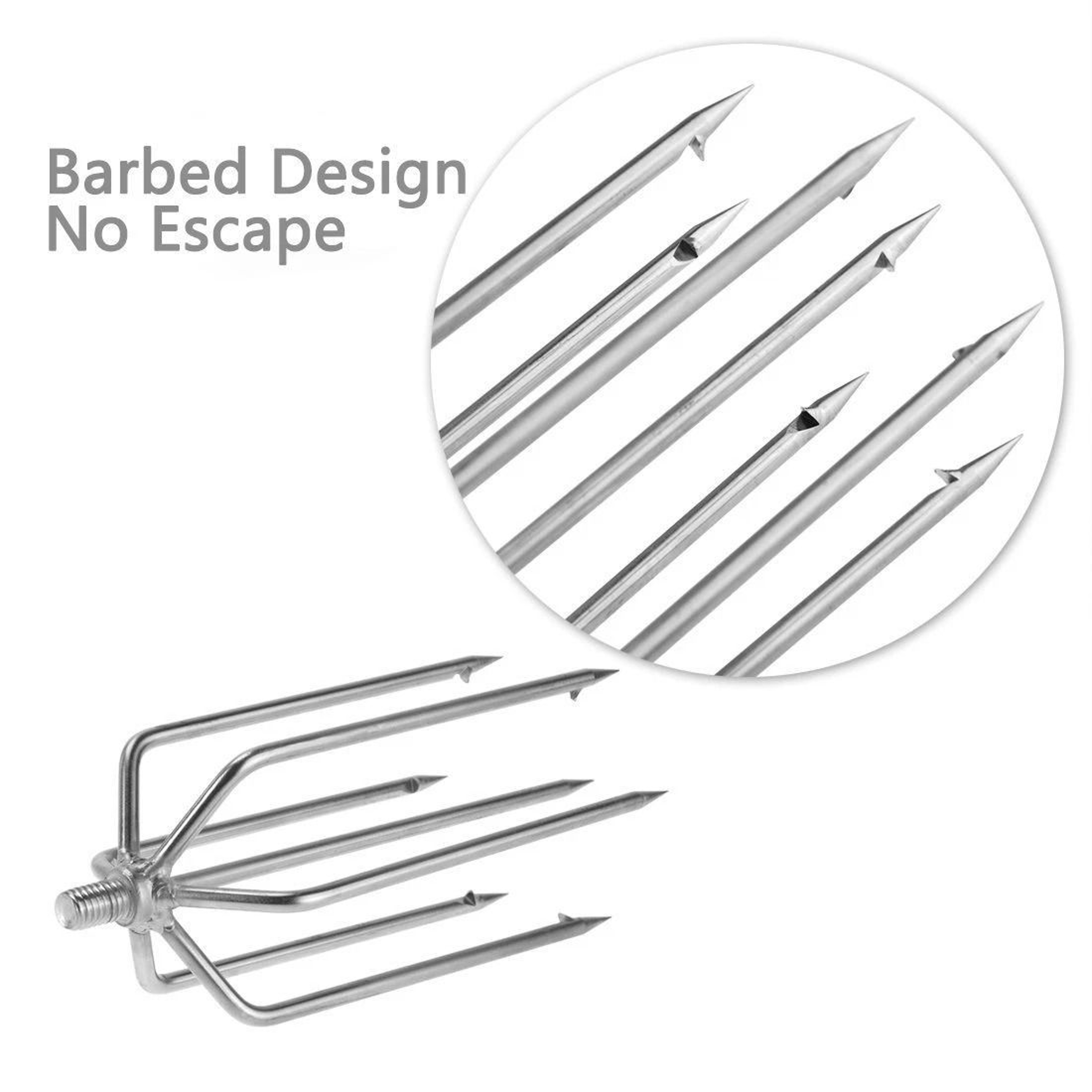 Stainless Steel Fish Spear Head For Frog Gigging And Fishing Gaff Use 1