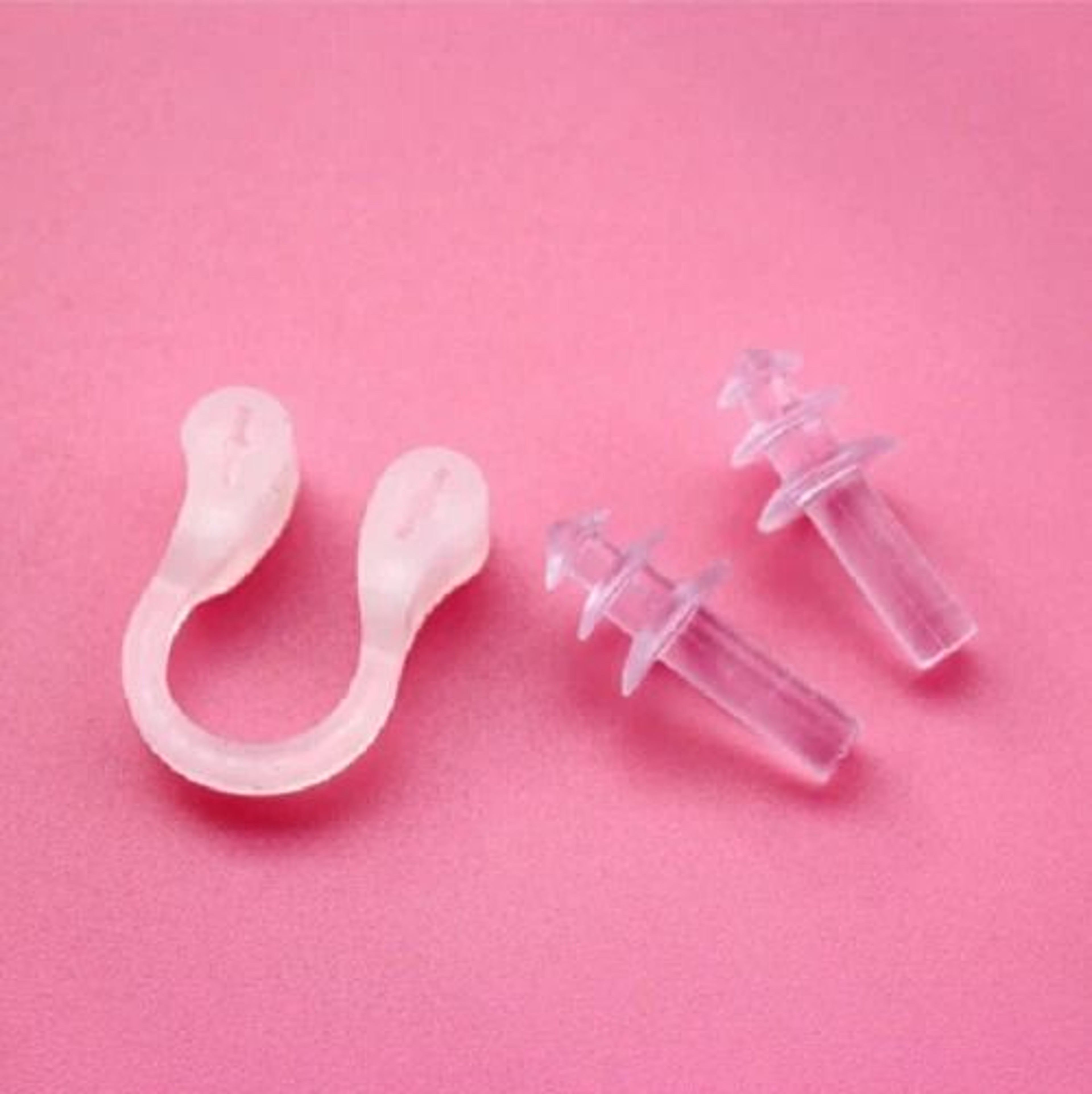 Soft Silicone Swimming Nose Clip And Ear Plugs Set For Comfortable Water Protection 0