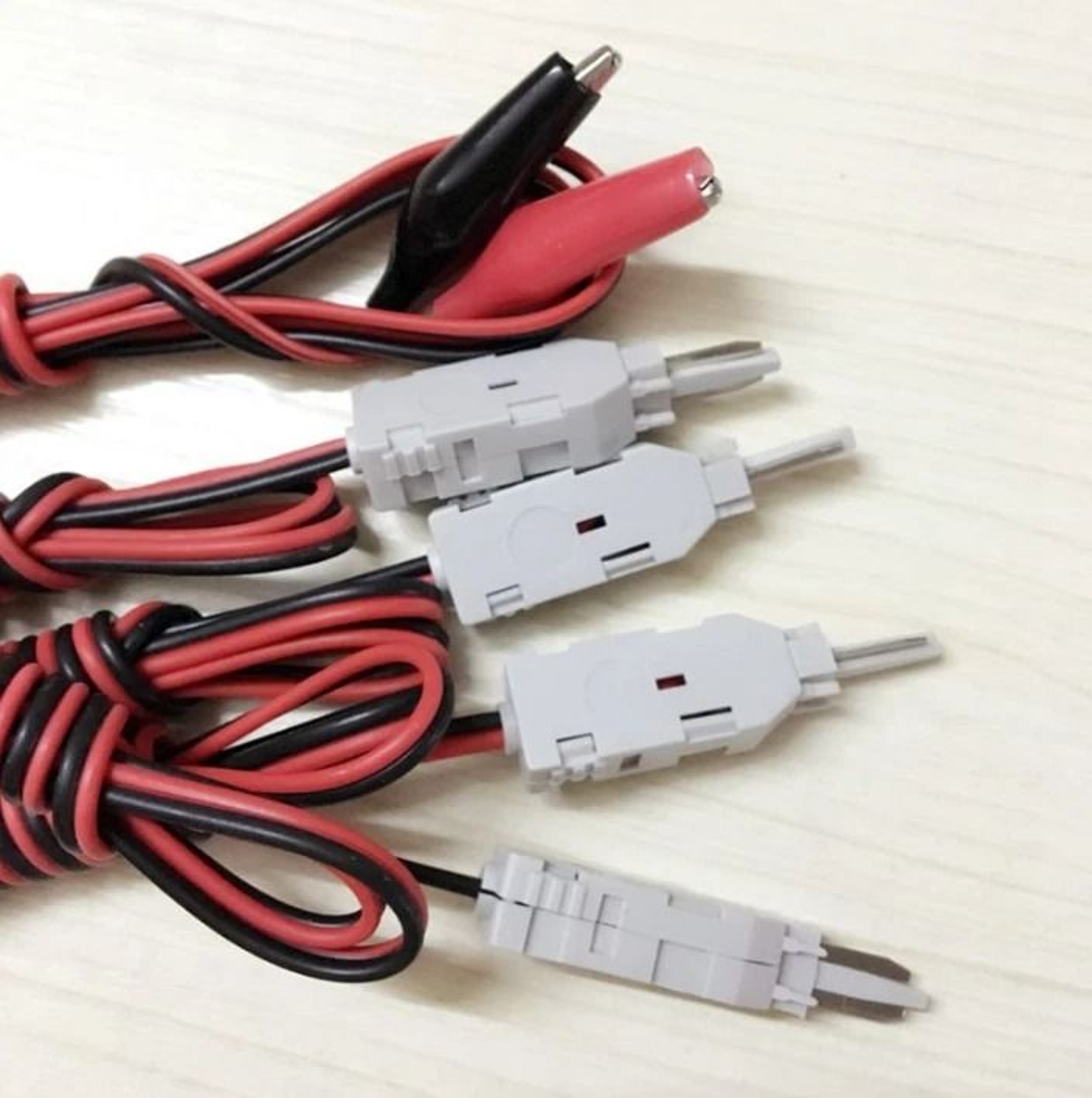 Block Test Cord Set With Alligator Clip Test Leads For Telephone And Telecom Patch Panel Testing 2
