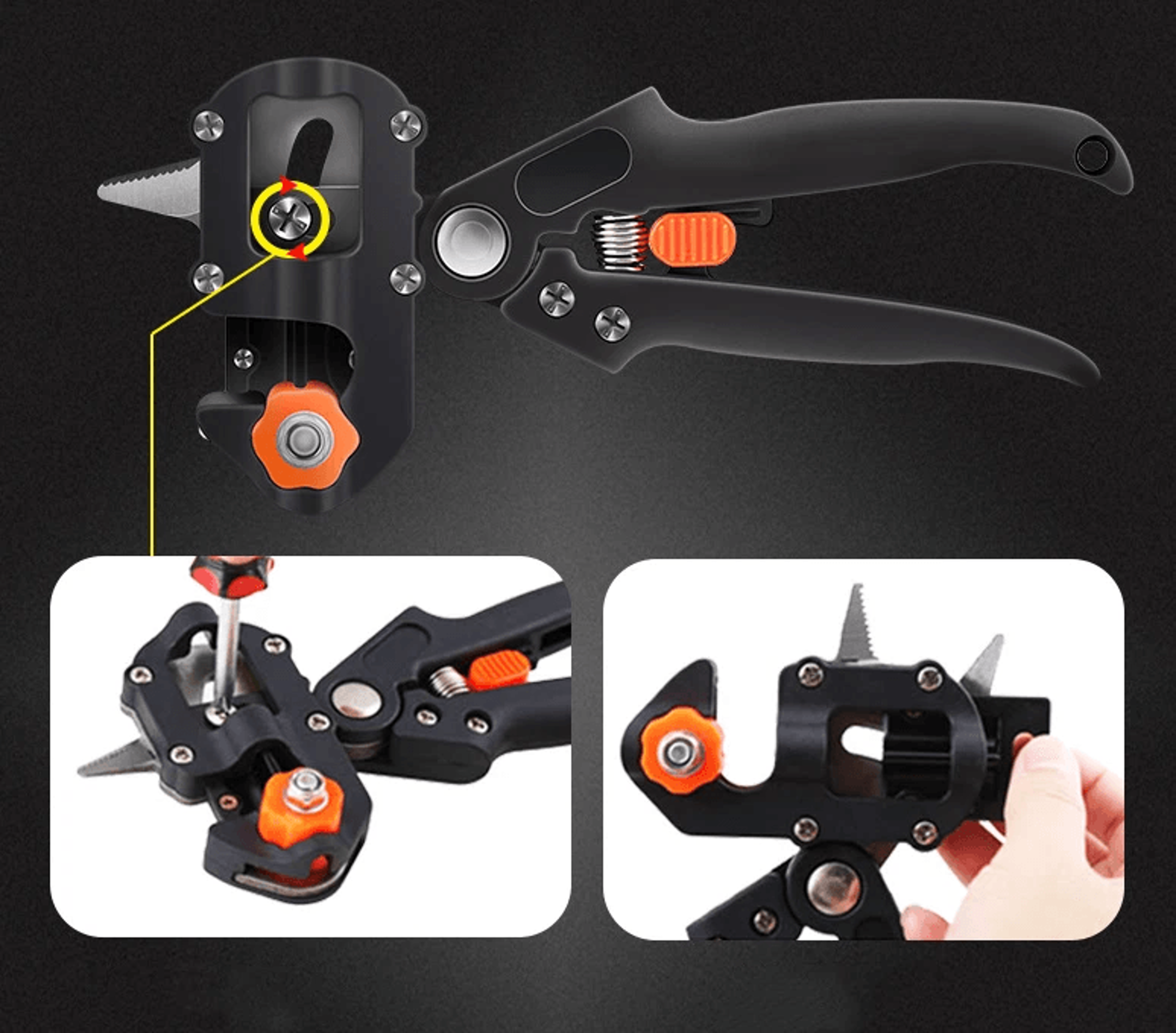 Garden Grafting Tool And Grafting Pruning Shears For Fruit Tree And Plant Care 3