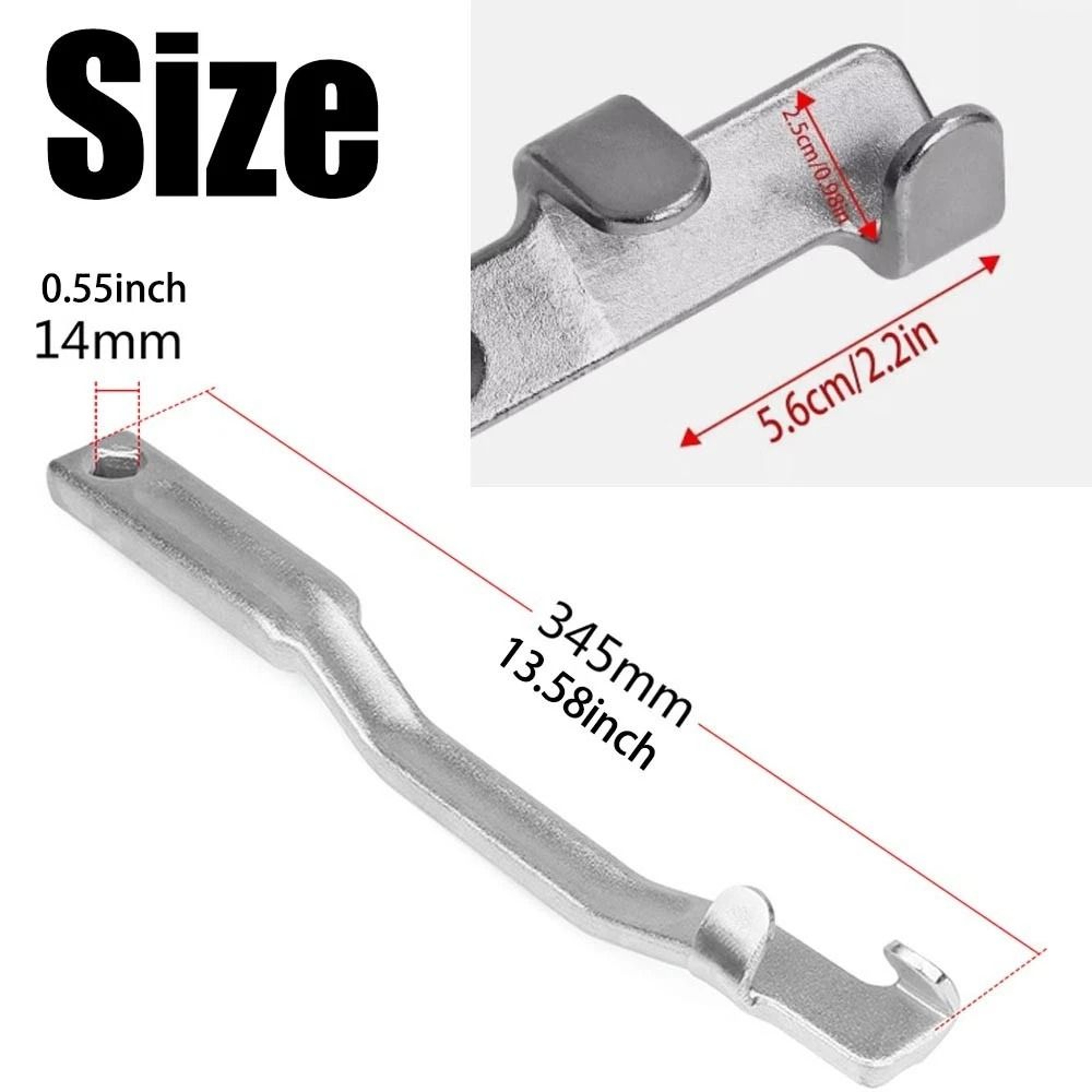 Universal Wrench Extender Bar Drive Spanner Extension Tool For Extra Leverage 10