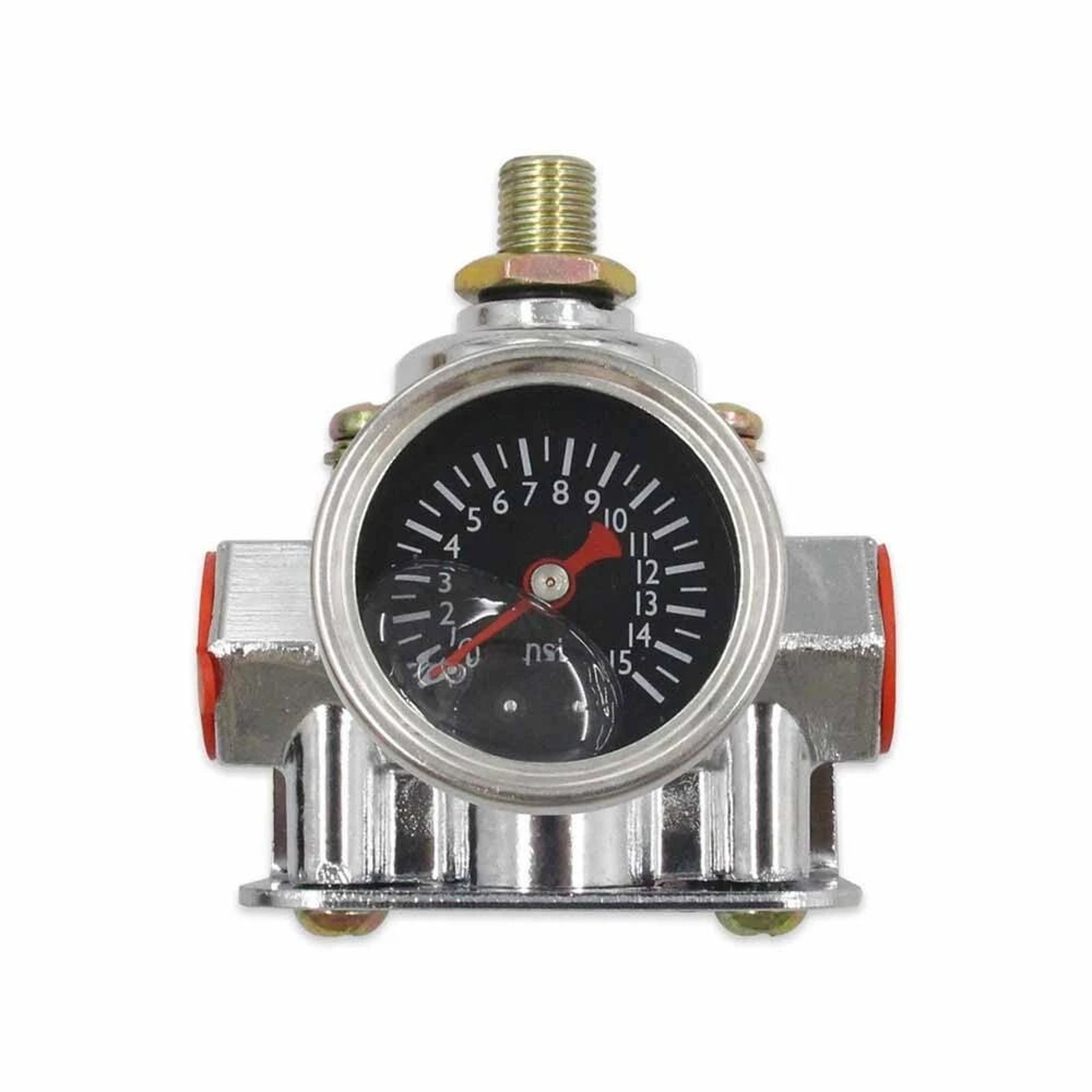 Quick Fuel Fuel Pressure Regulator With Gauge For Carburetor Performance Control 0