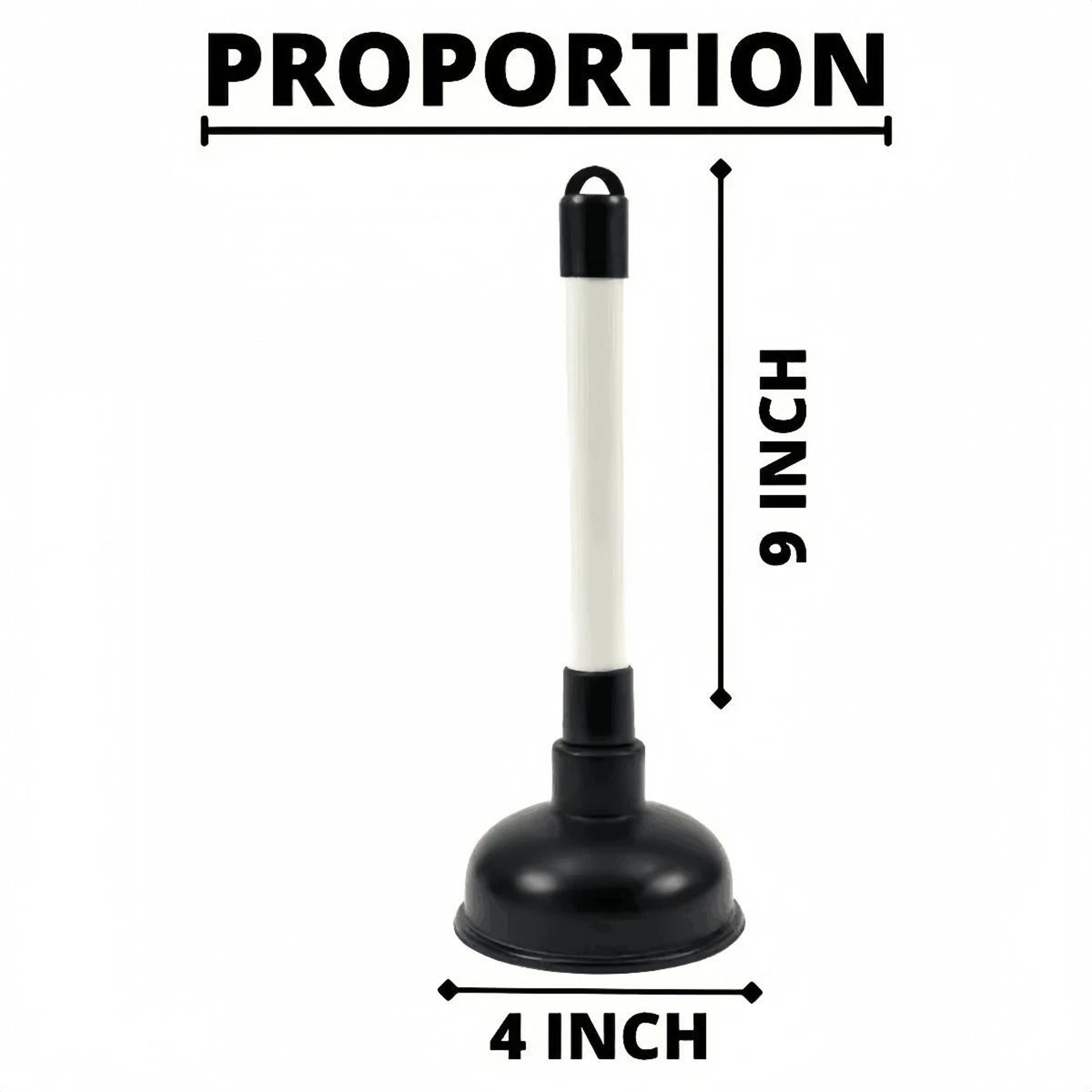 Heavy Duty Sink Plunger Drain Clog Remover For Bathroom Kitchen And Toilet 6