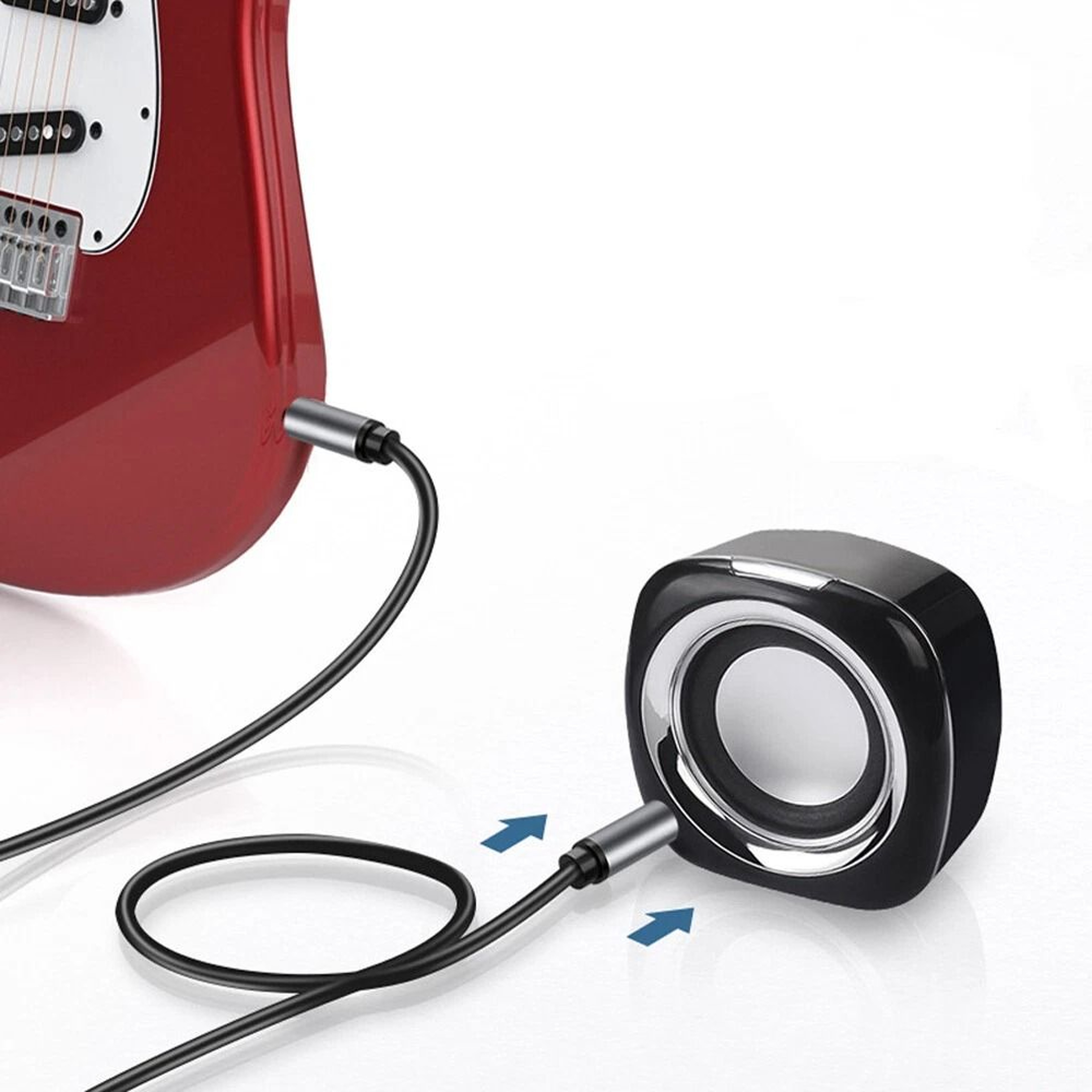 TRS Stereo Audio Cable For Guitar Amp Speakers And Home Audio 1