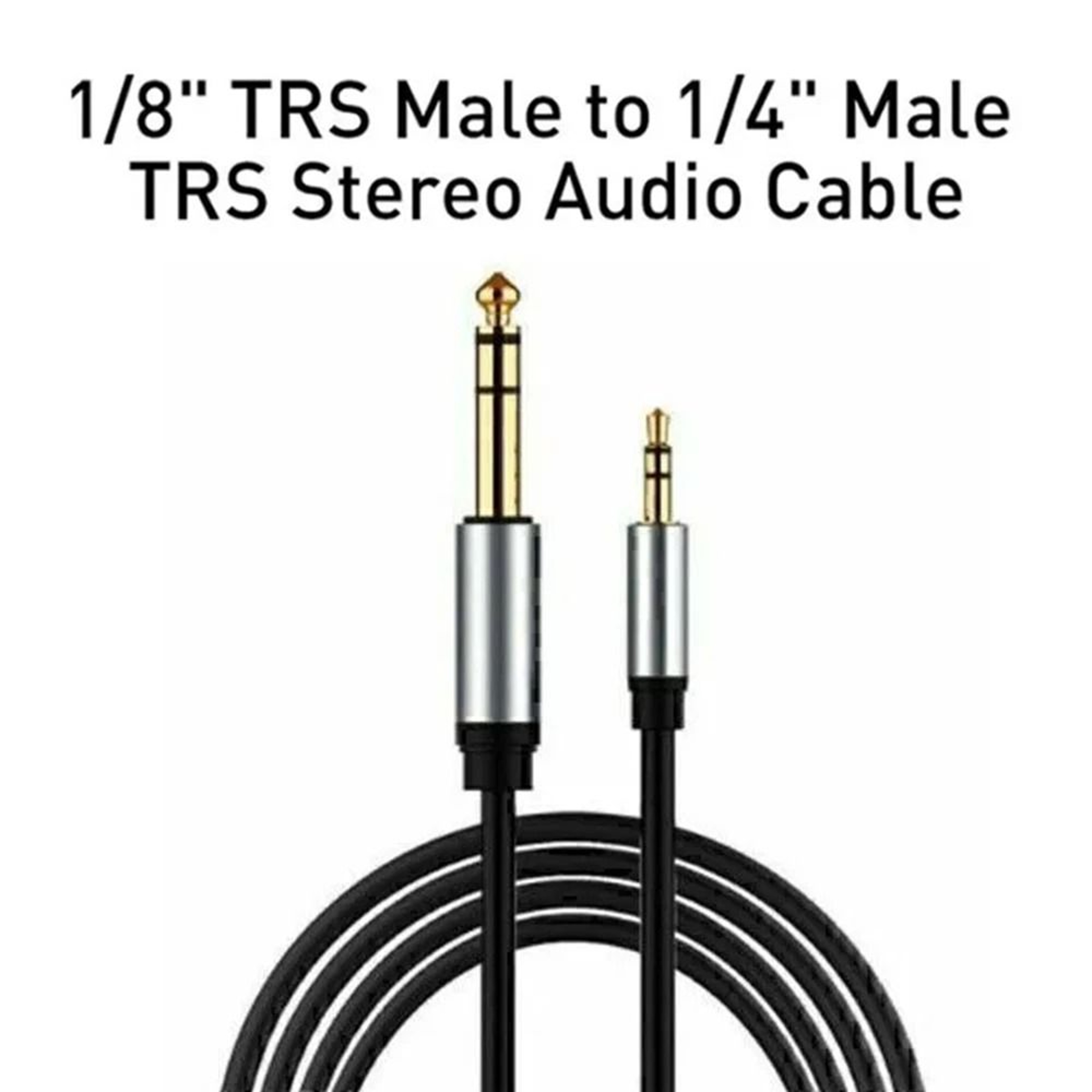 TRS Stereo Audio Cable For Guitar Amp Speakers And Home Audio 2