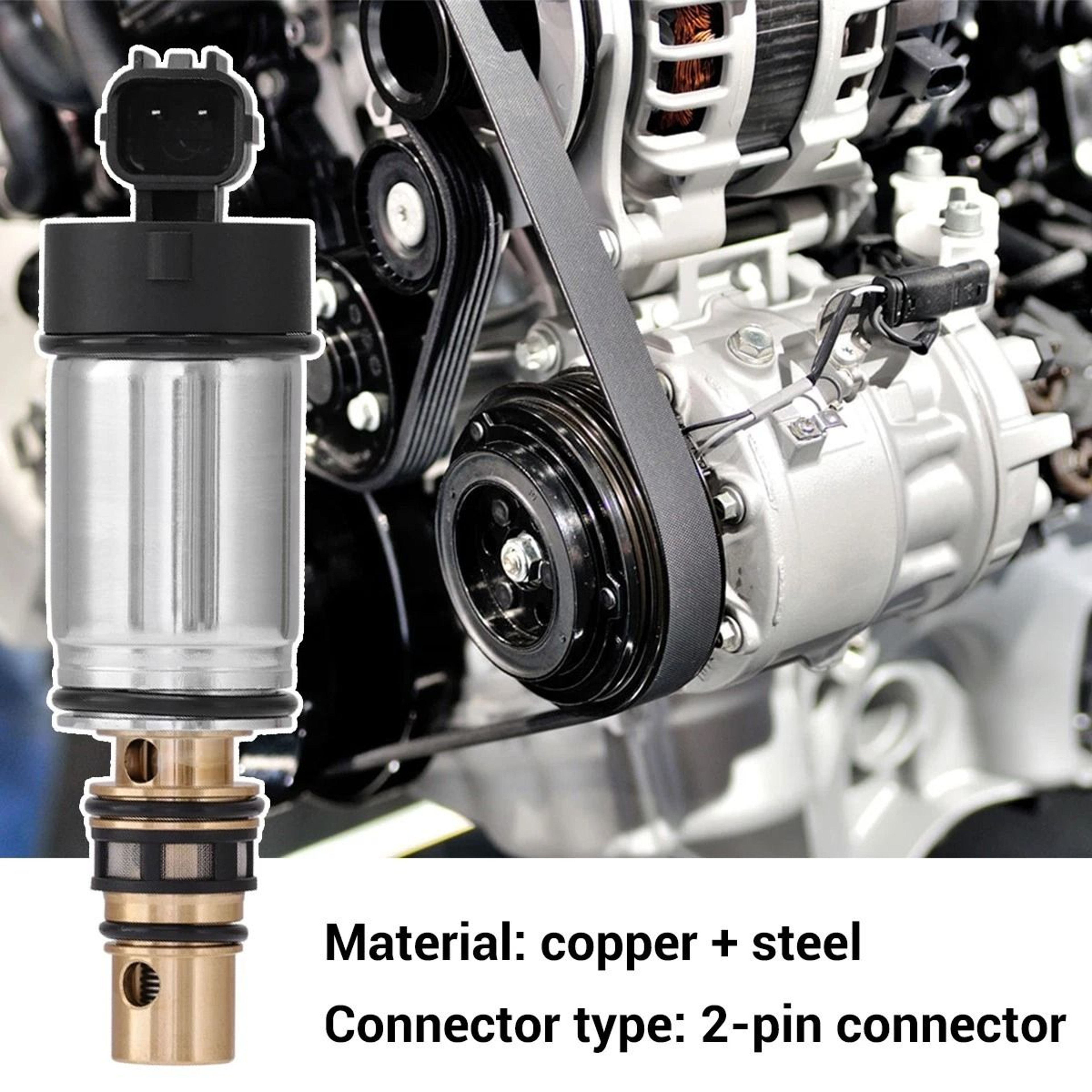 Premium Nissan Sentra AC Compressor Control Valve Replacement For Sanden 2