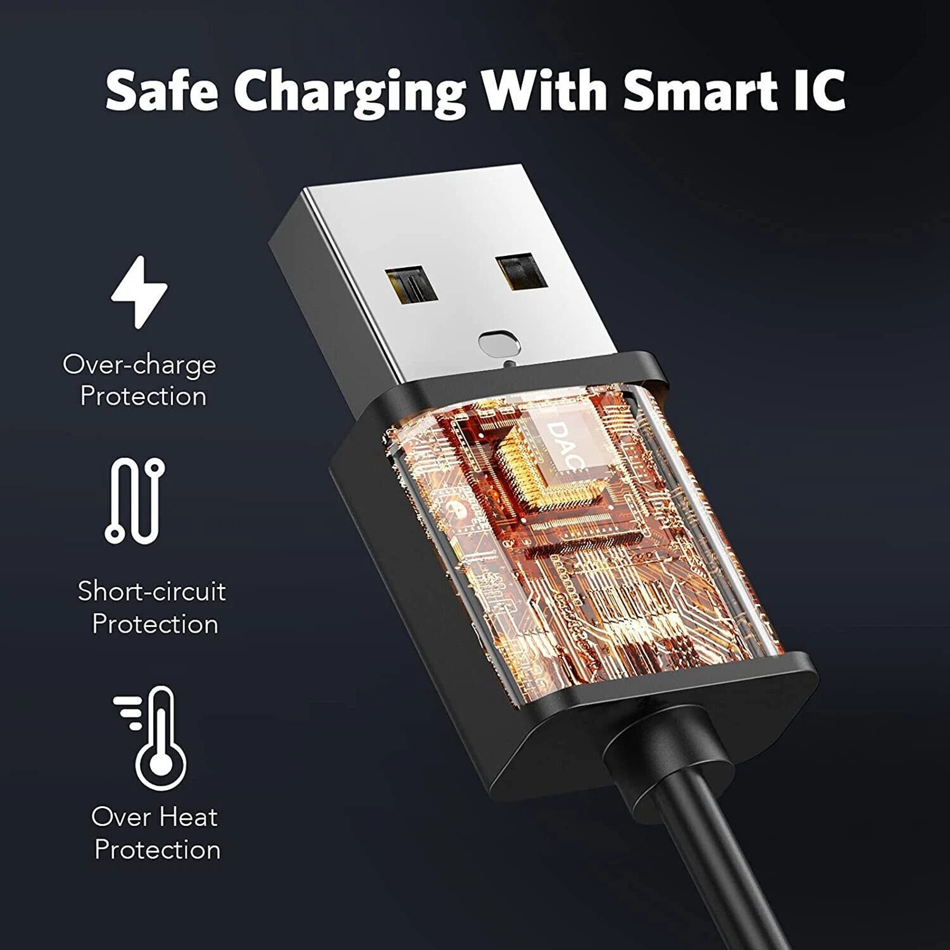 Magnetic Smart Watch Charger USB Replacement Cable 6