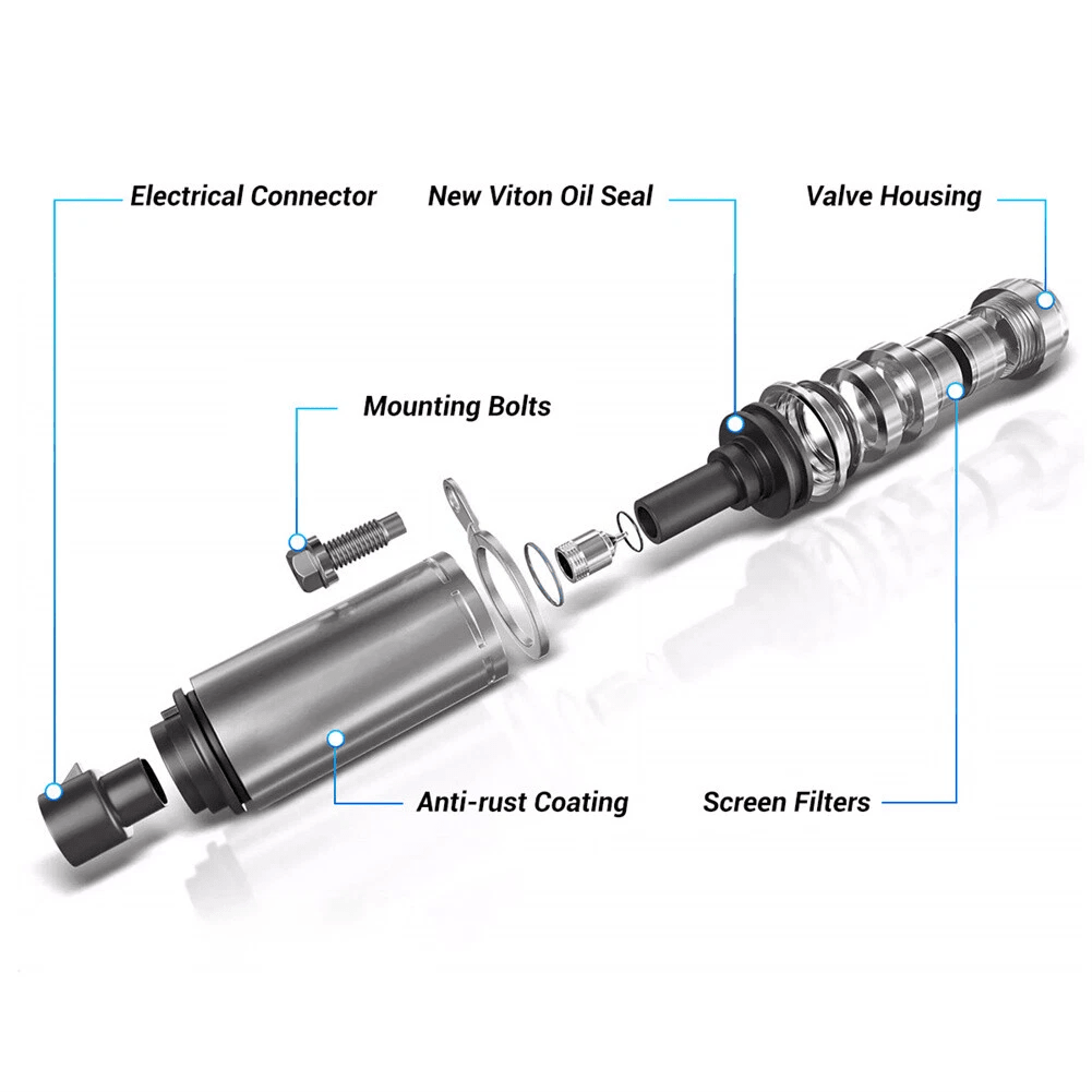 Solenoid Camshaft Actuator For Chevy Malibu GMC Buick Intake  Exhaust 7