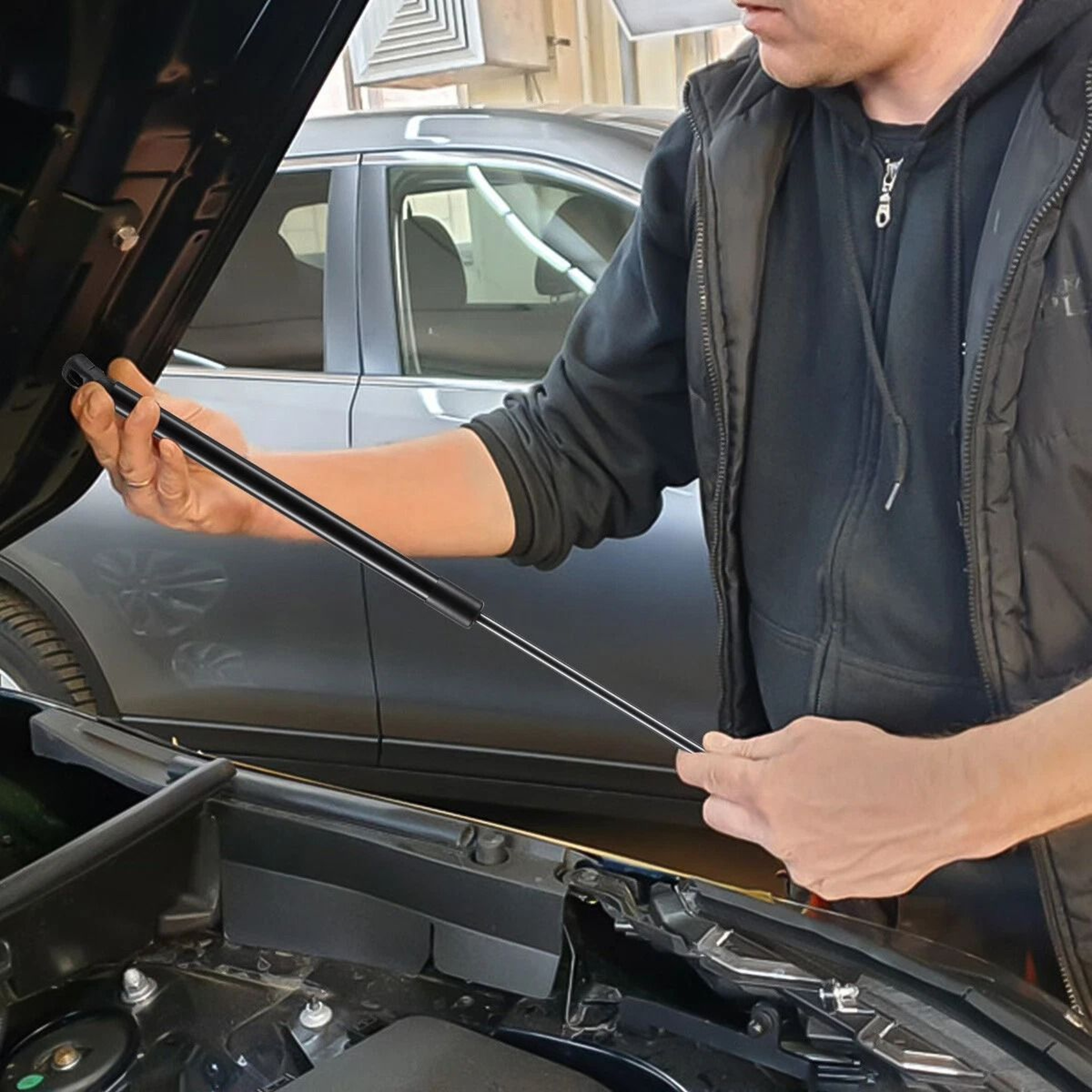 Hood Lift Supports Front Bonnet Gas Struts Pair 7