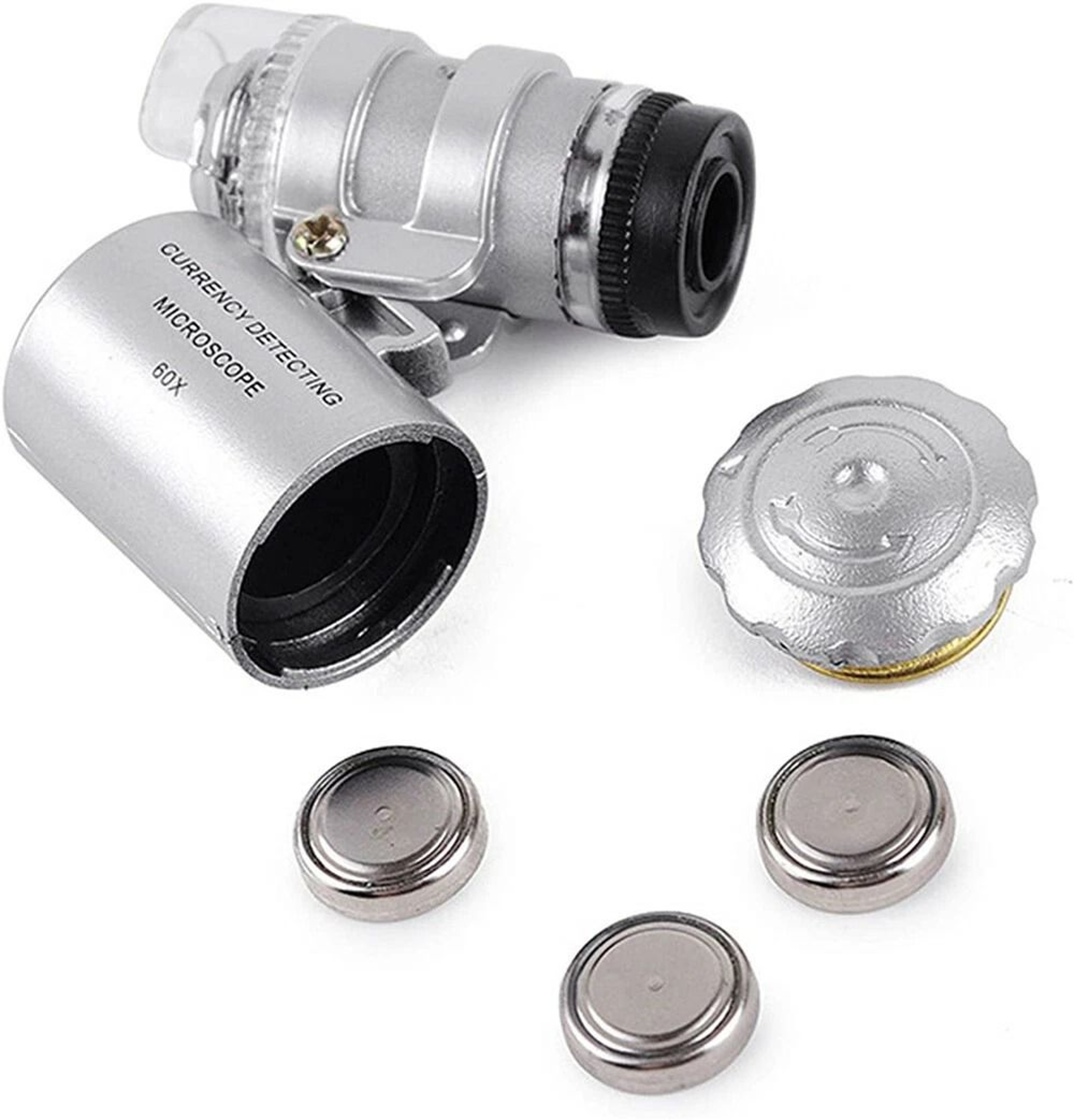 LED Jewelry Pocket Magnifier For Gems Coins And Fine Details 0