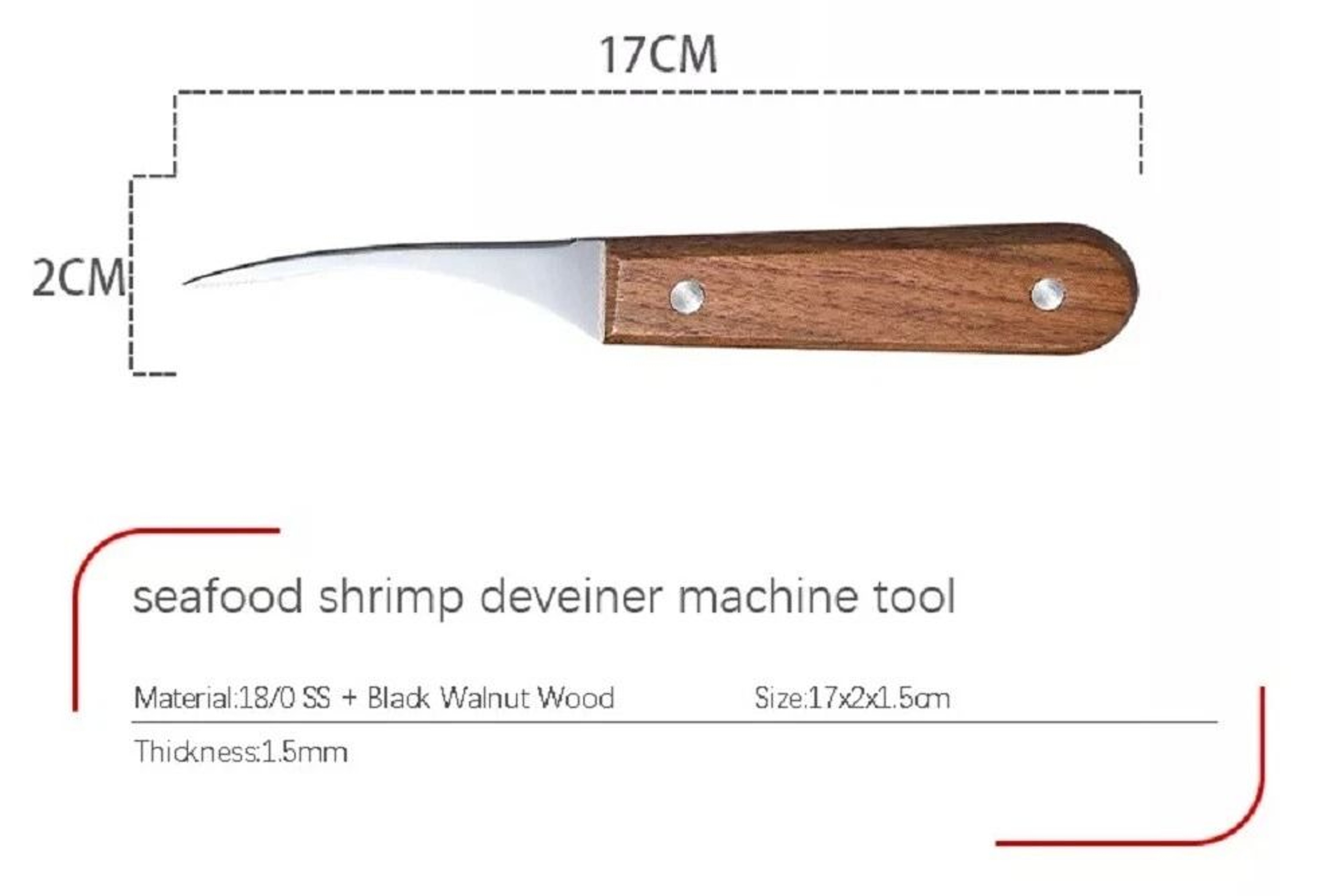 Stainless Steel Shrimp Peeler  Deveiner Tool Set Quick Shrimp Cleaner For Kitchen Use 7