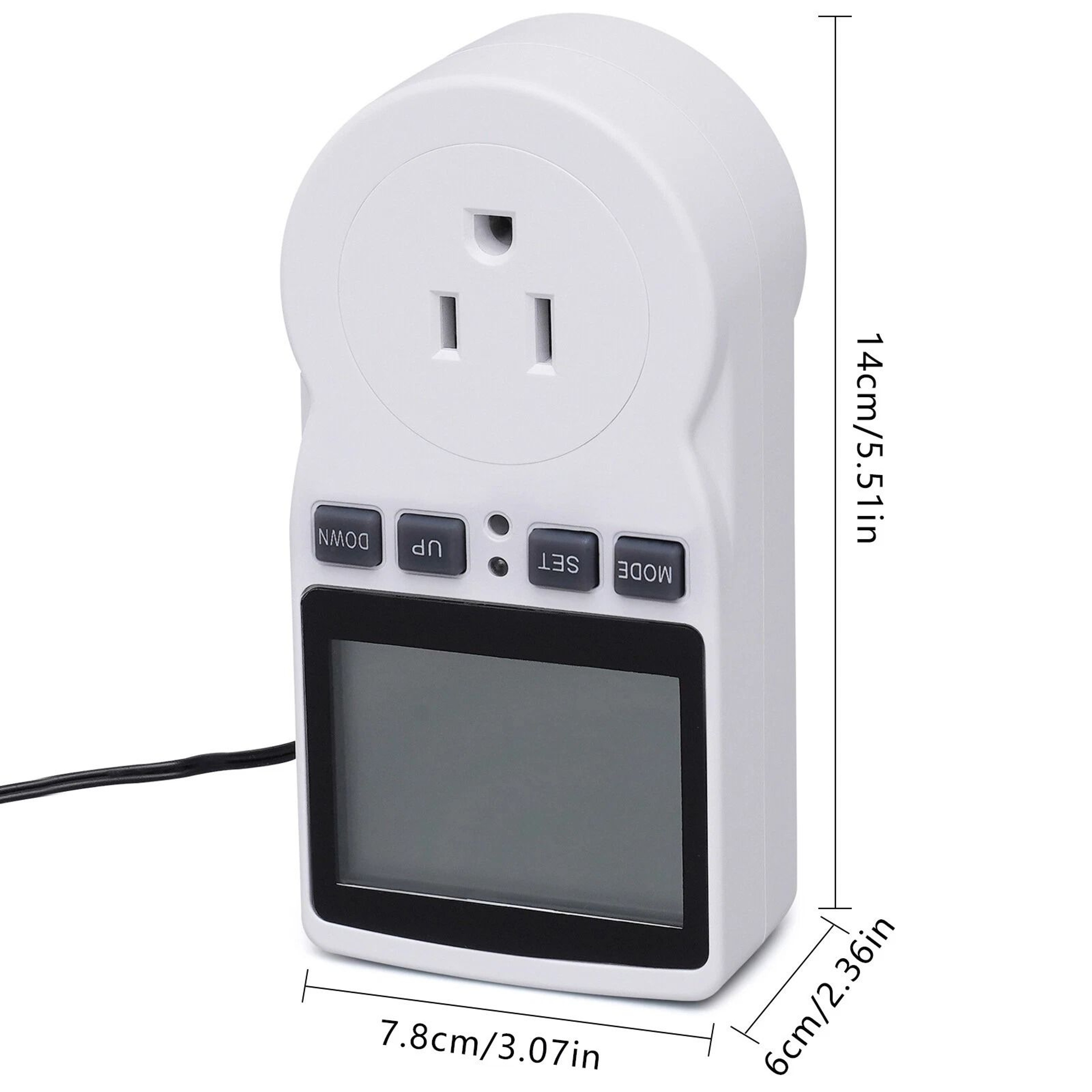 Smart LCD Plug In Thermostat Timer  Temperature Controller Switch For Home  Greenhouse 18