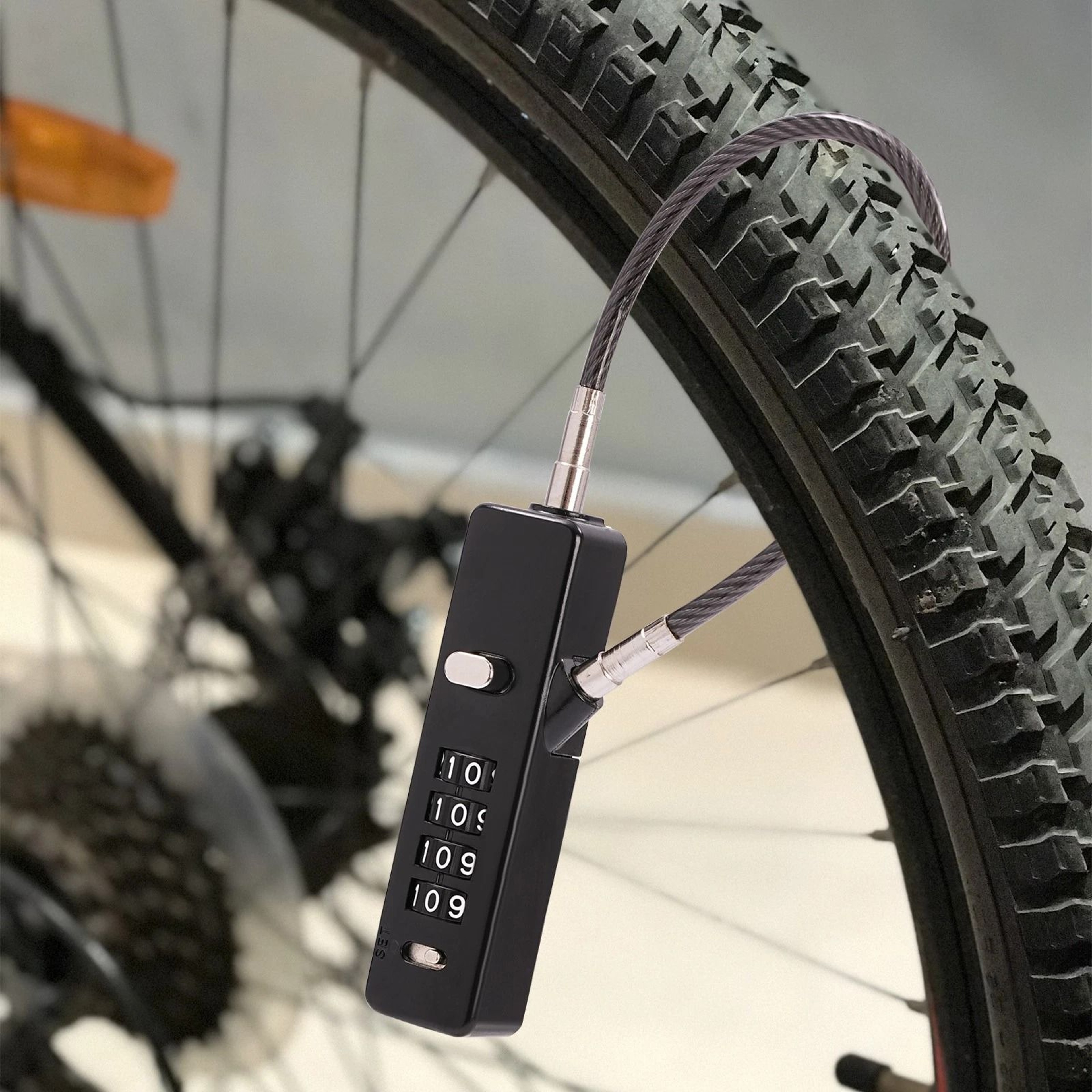 Digit Combination Cable Lock For Bike Luggage Fences And Garage Gates Secure And Durable 1