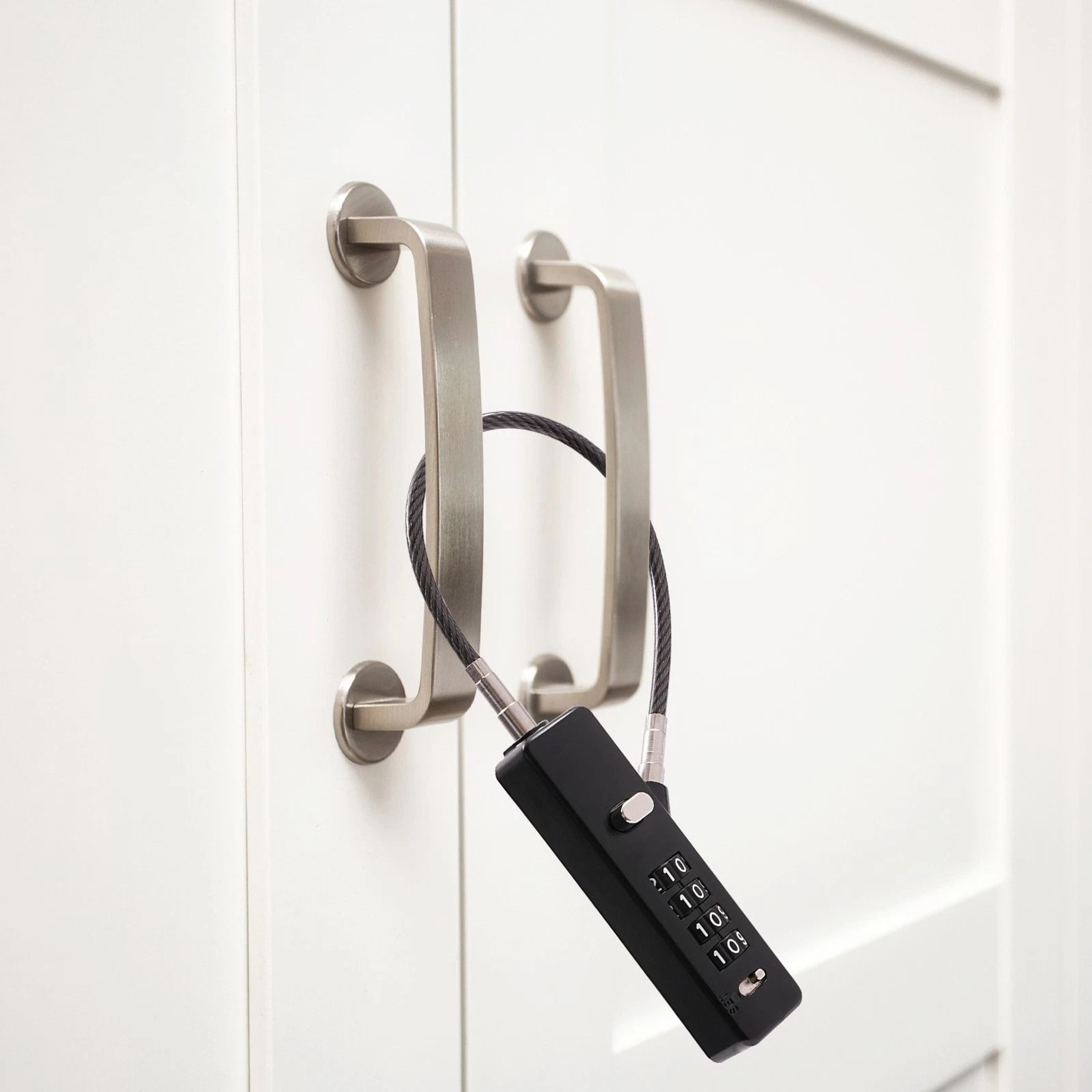 Digit Combination Cable Lock For Bike Luggage Fences And Garage Gates Secure And Durable 0