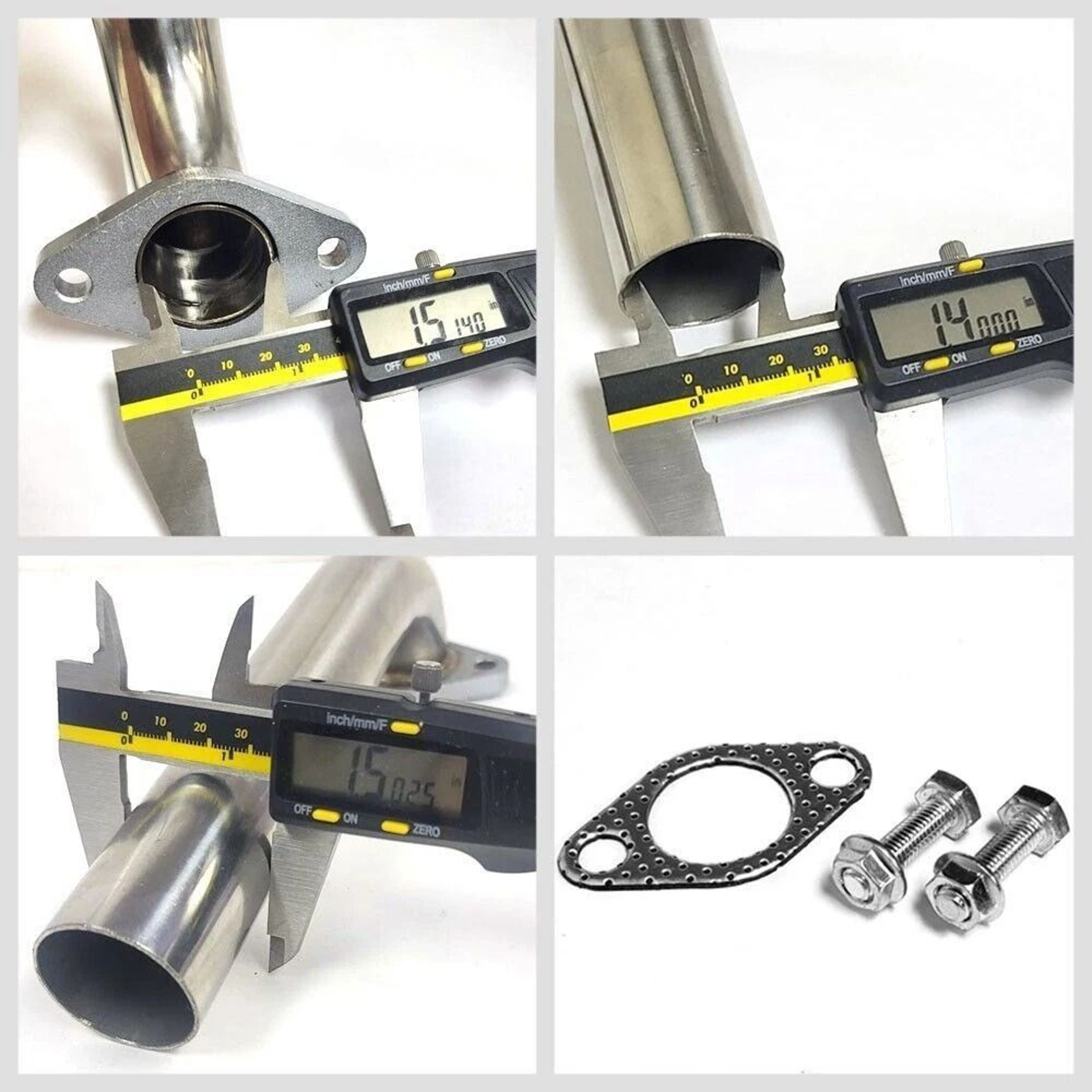 Stainless Steel Wastegate Dump Tube For Turbo Actuator Bolt Pipe Flange 5