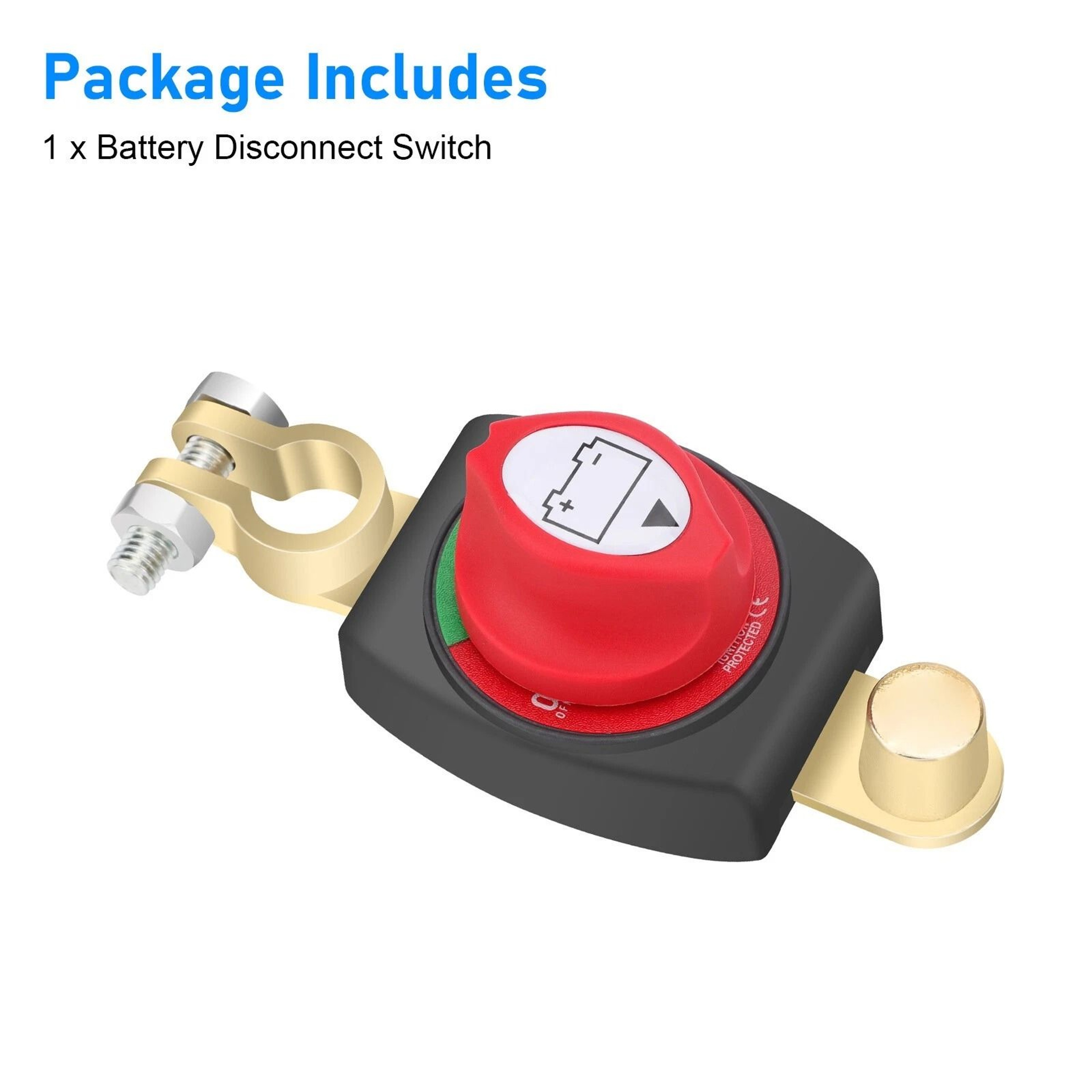 Marine Battery Disconnect Switch Premium Car Battery Protection Isolator For RVs Boats And Vehicles 1