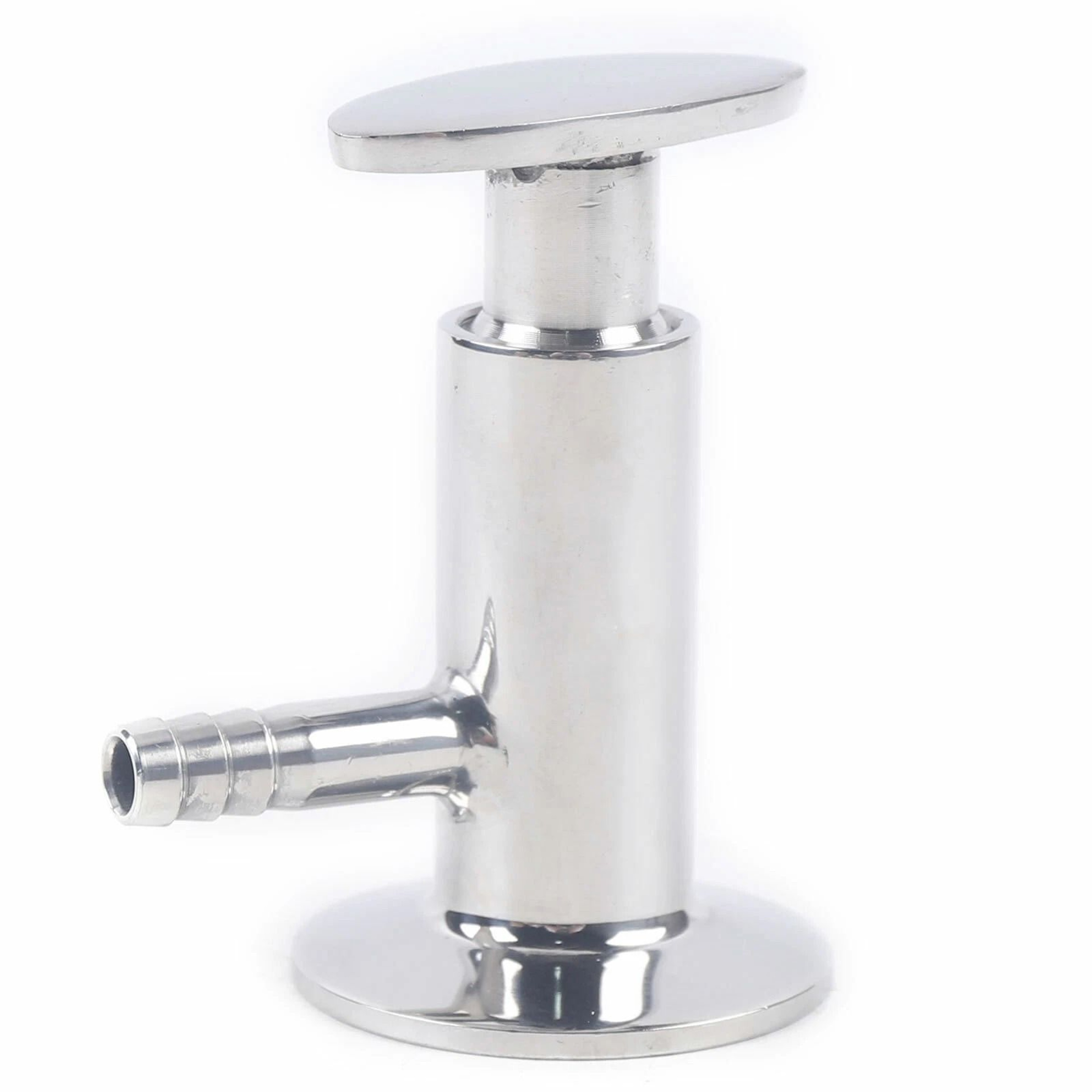 Stainless Steel Sanitary Sampling Valve For Water Oil Wine Pipes 0