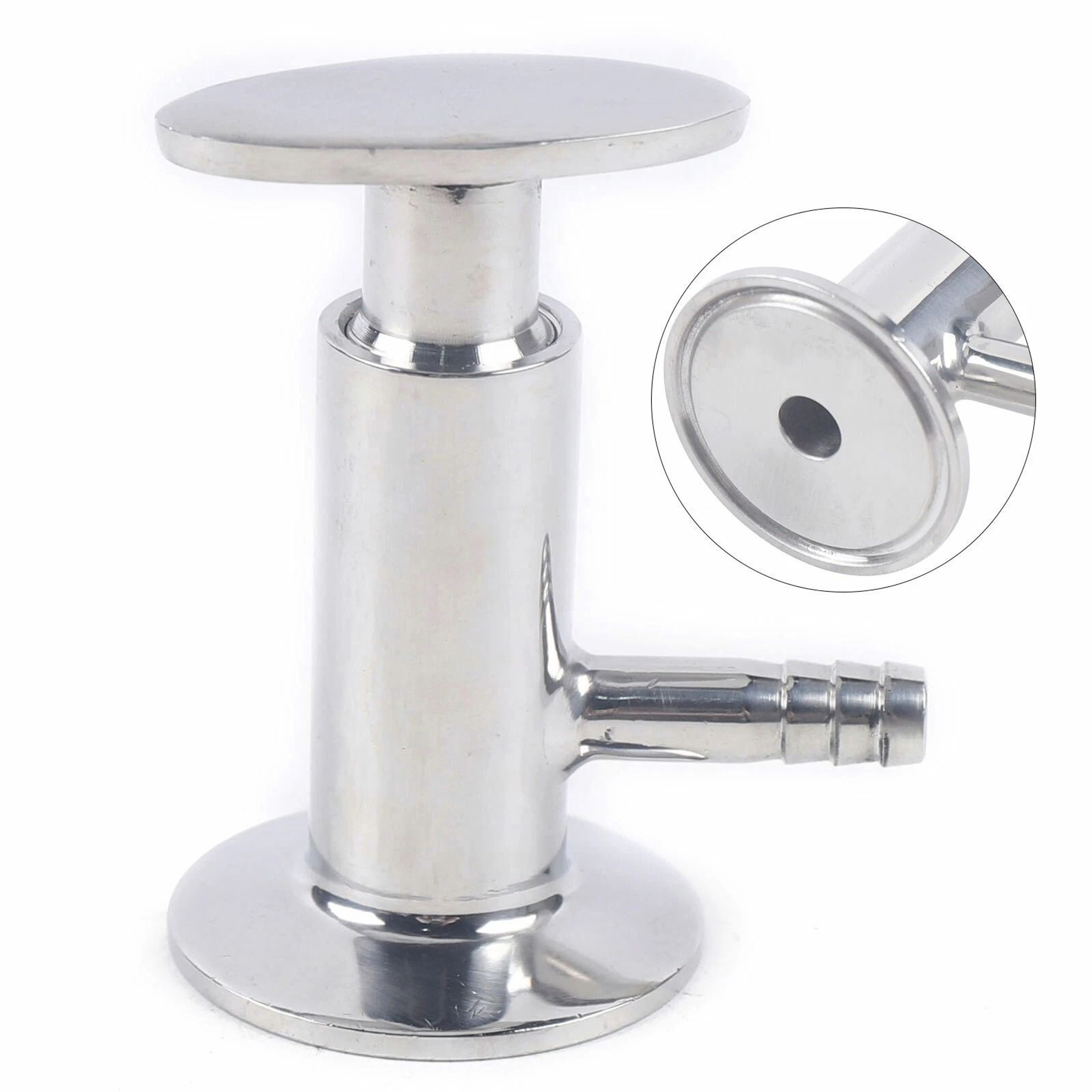 Stainless Steel Sanitary Sampling Valve For Water Oil Wine Pipes 5