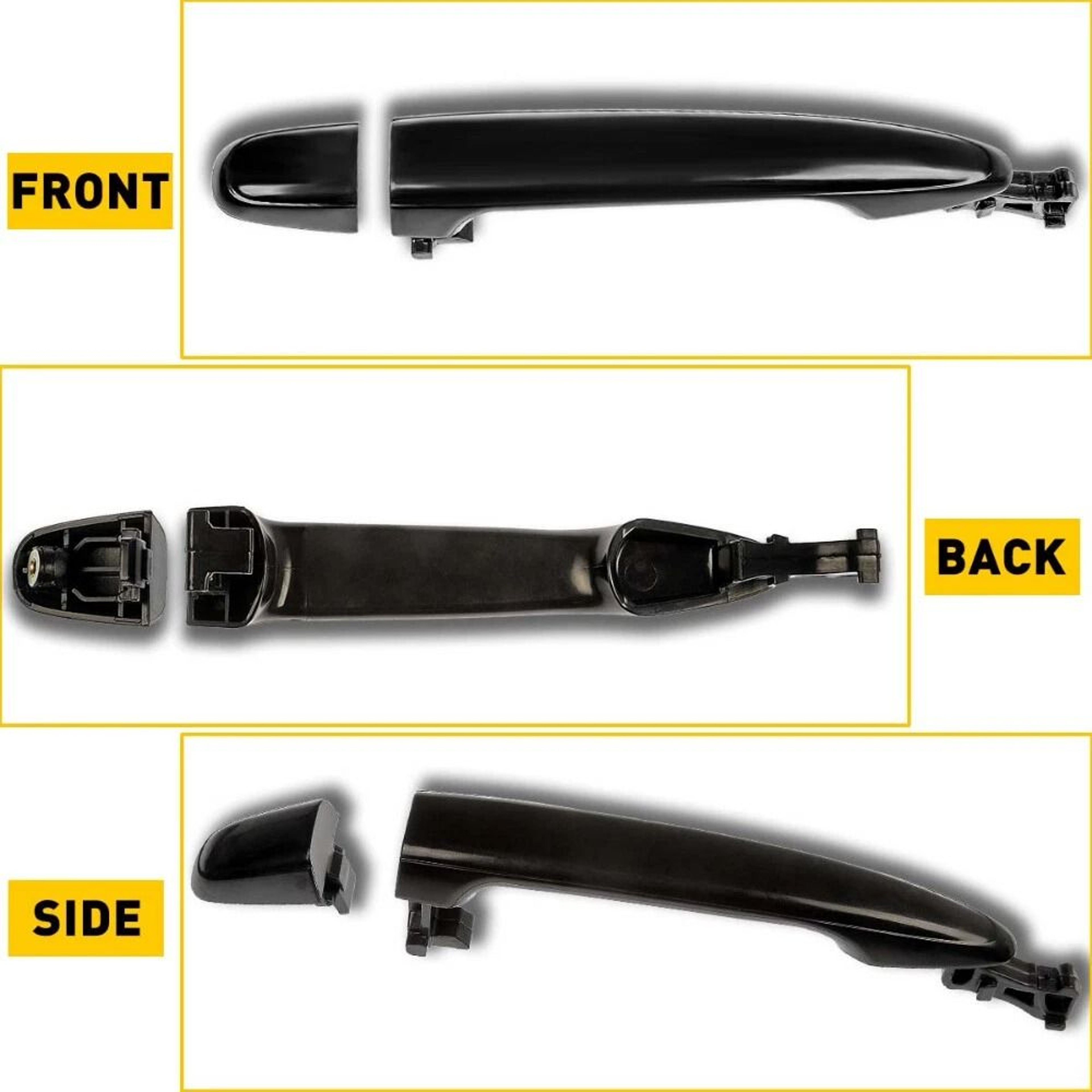 Passenger Side Exterior Door Handle For Toyota Camry Replacement Front Outside Handle 4