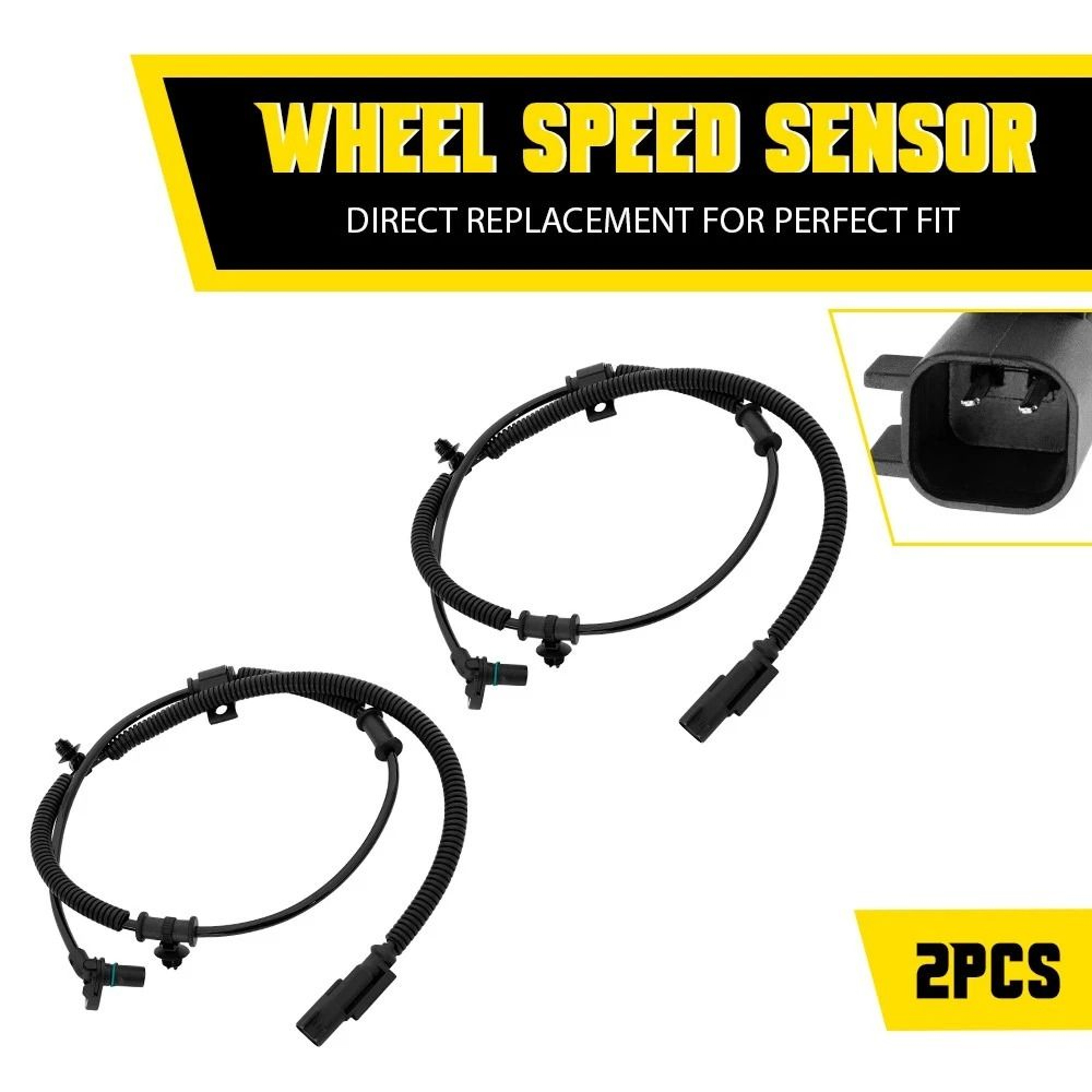 ABS Speed Sensor For Ford F Front Left  Right OEM Replacement 3
