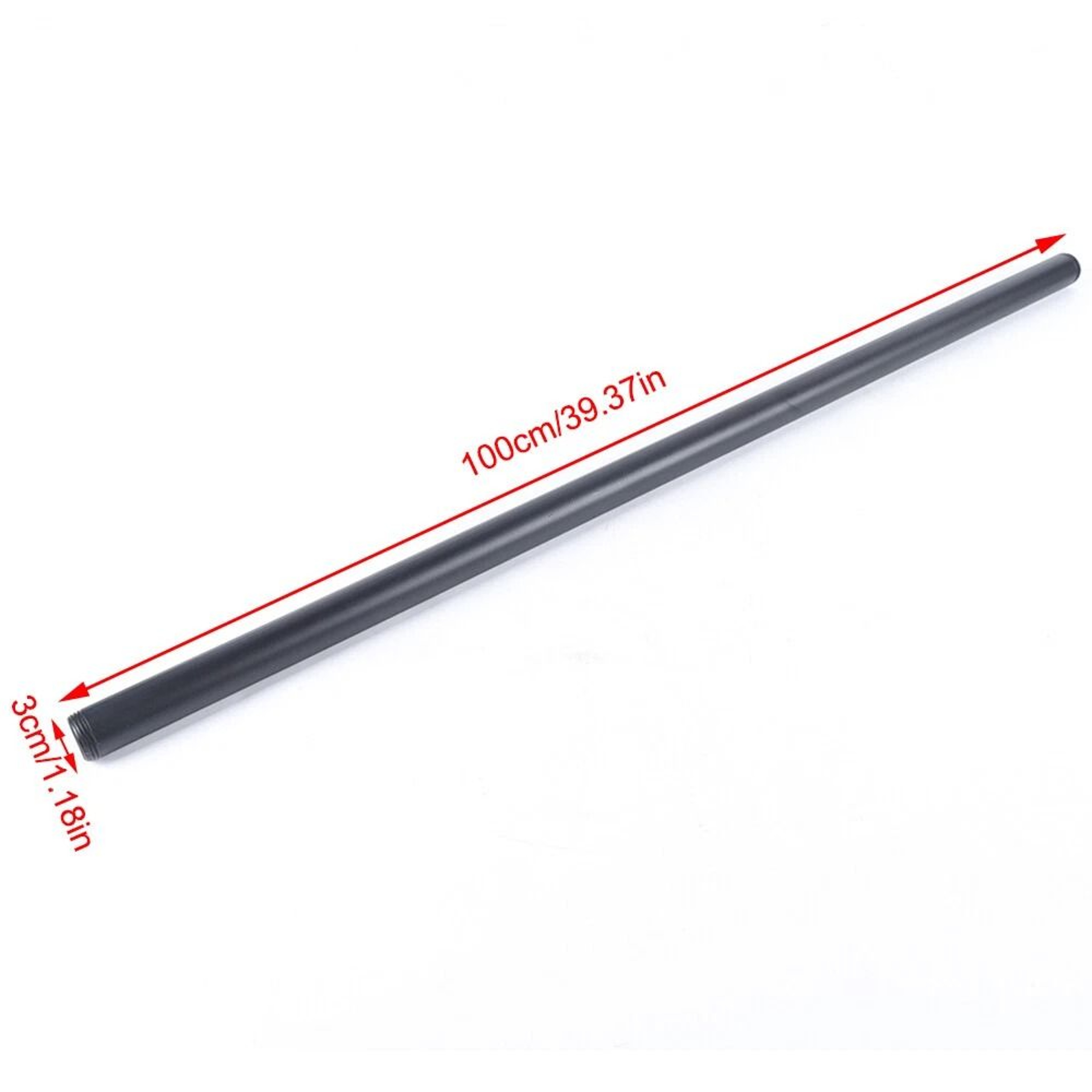 Premium Black Iron Handrail Stair Railing Kit For Steps Outdoor  Indoor Safety Rail 9