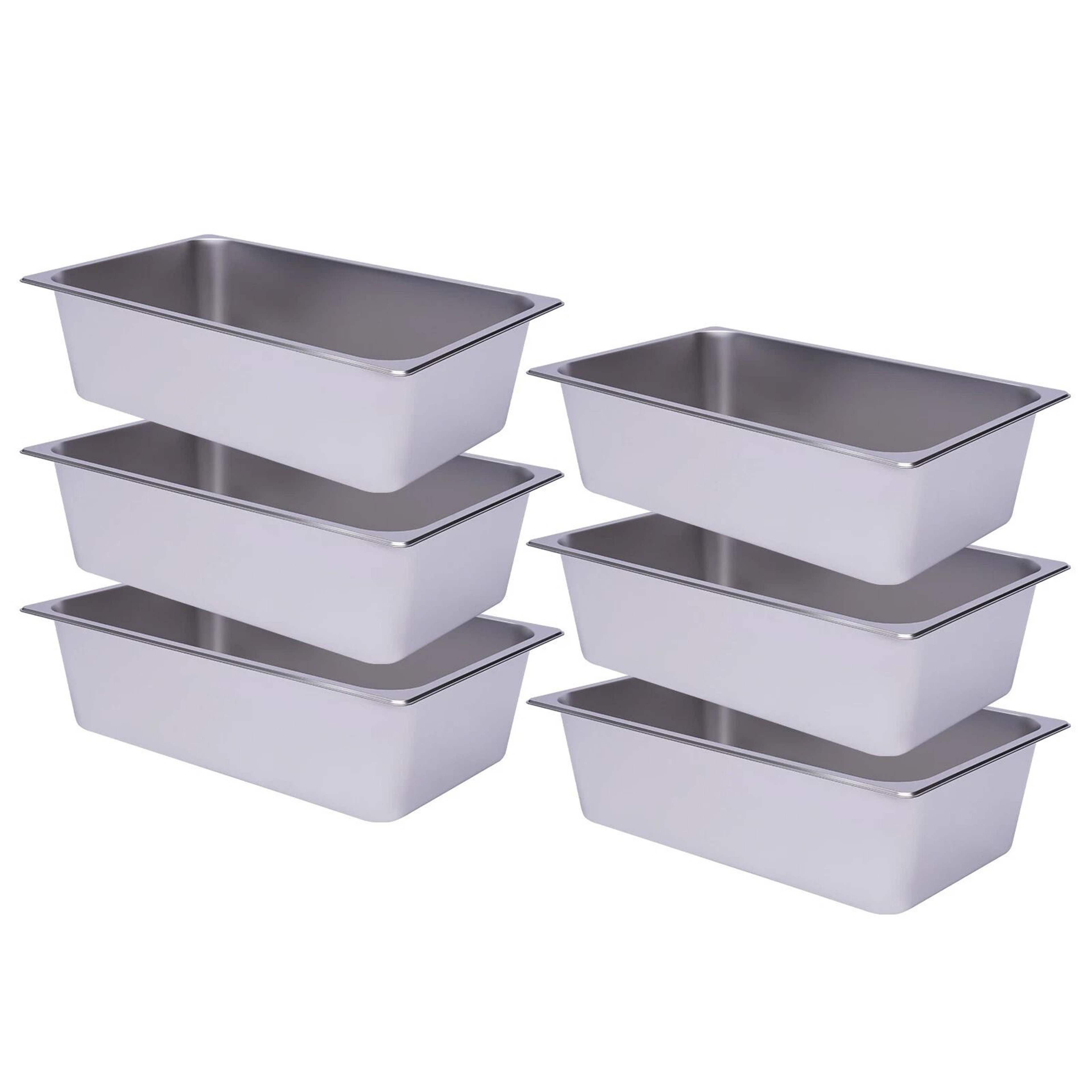 Premium Full Deep Stainless Steel Hotel Food Prep Pans Steam Table Set 0