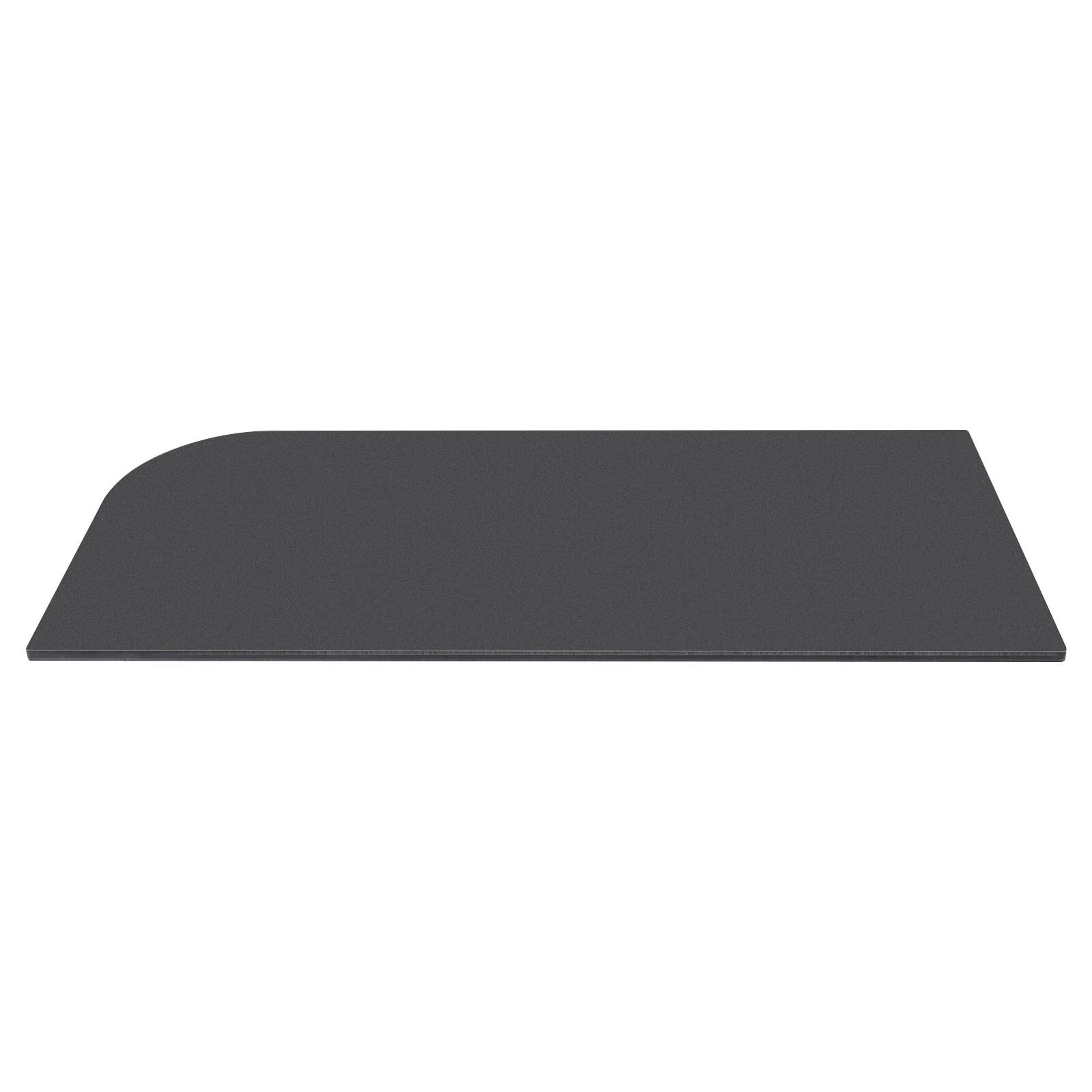 Wall Mounted Urinal Privacy Screen Panel Durable Black Restroom Partition 11