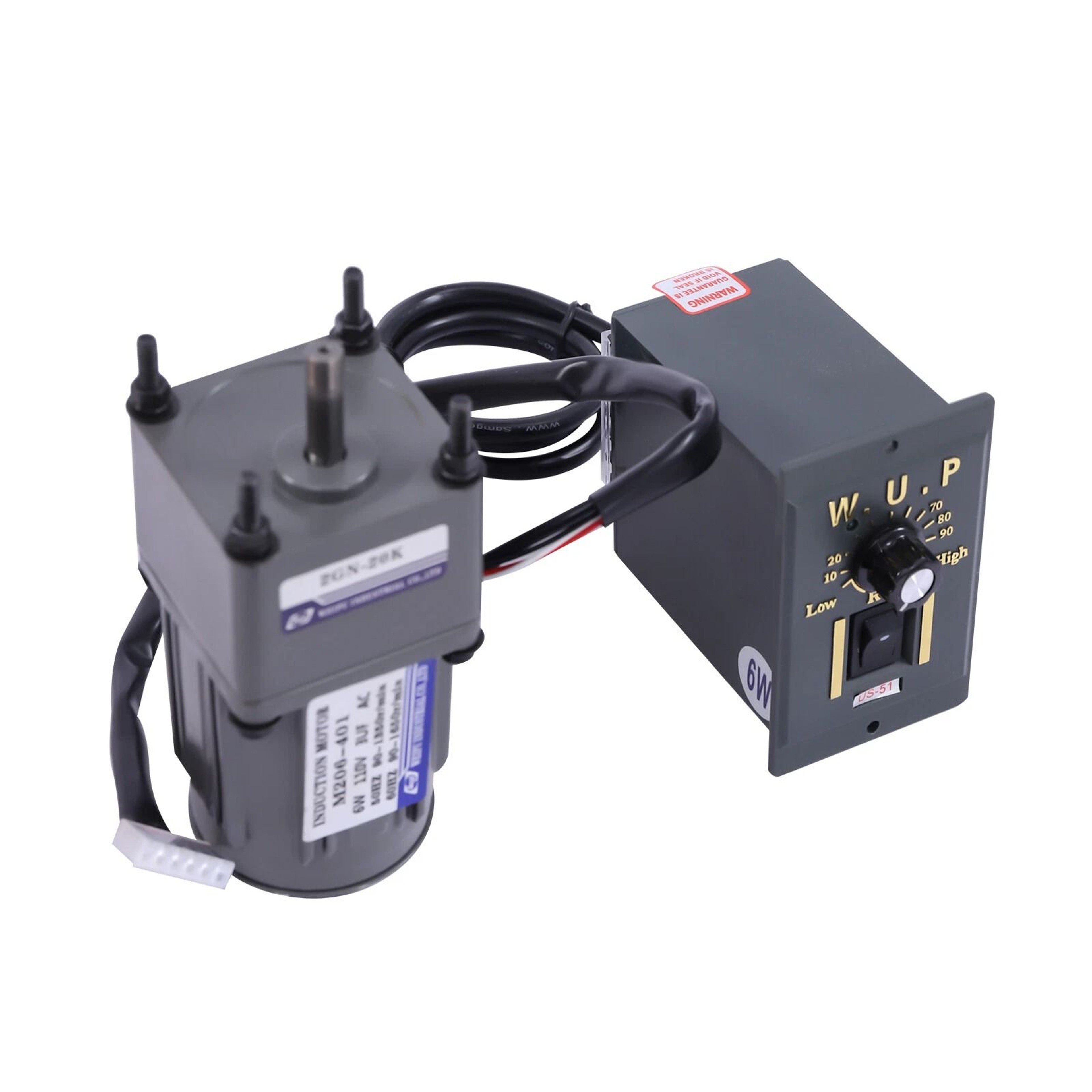 Gear Motor With Variable Speed Controller Adjustable AC Gear Motor 5