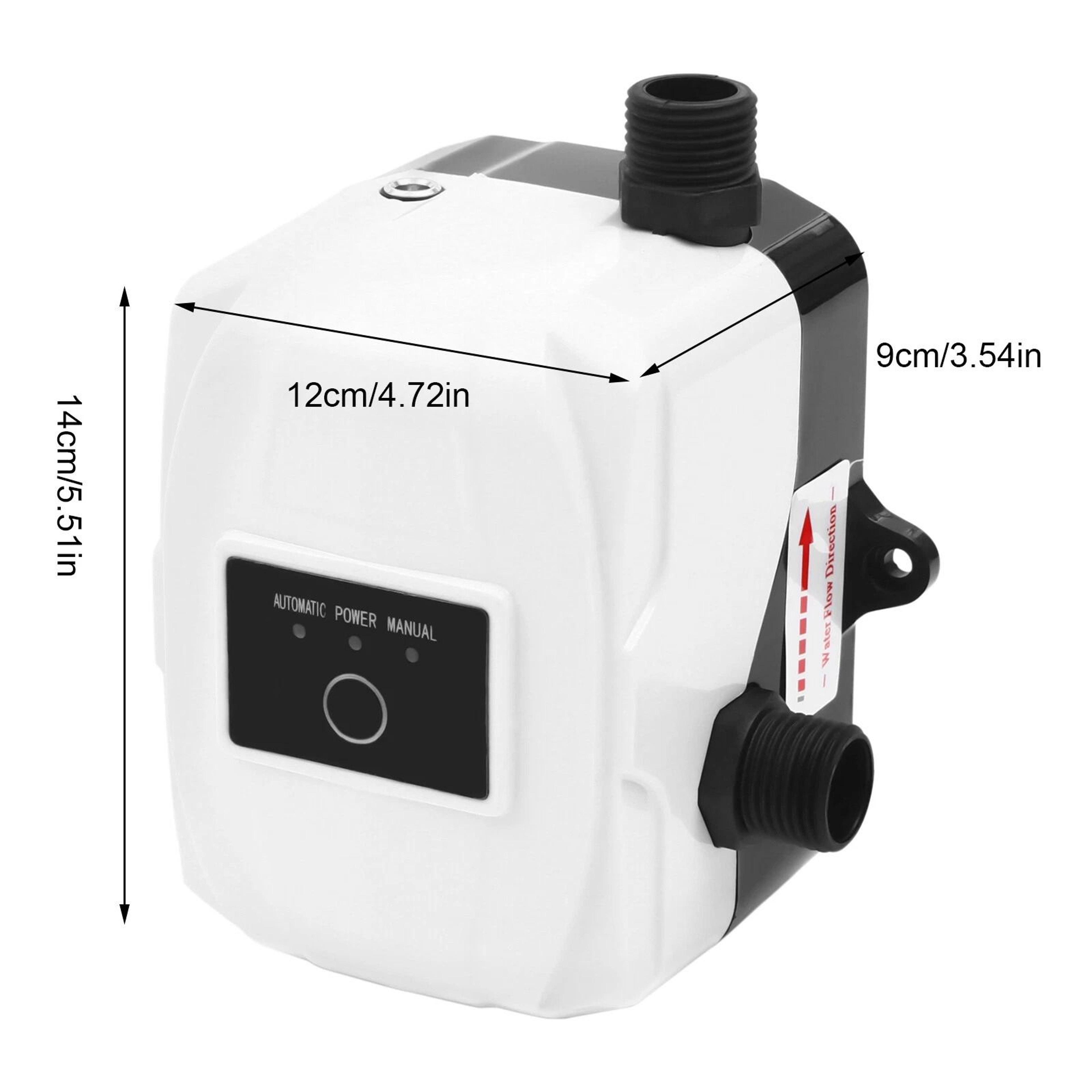 Pressure Booster Pump For Shower Automatic Portable Water Recirculating Pump 12