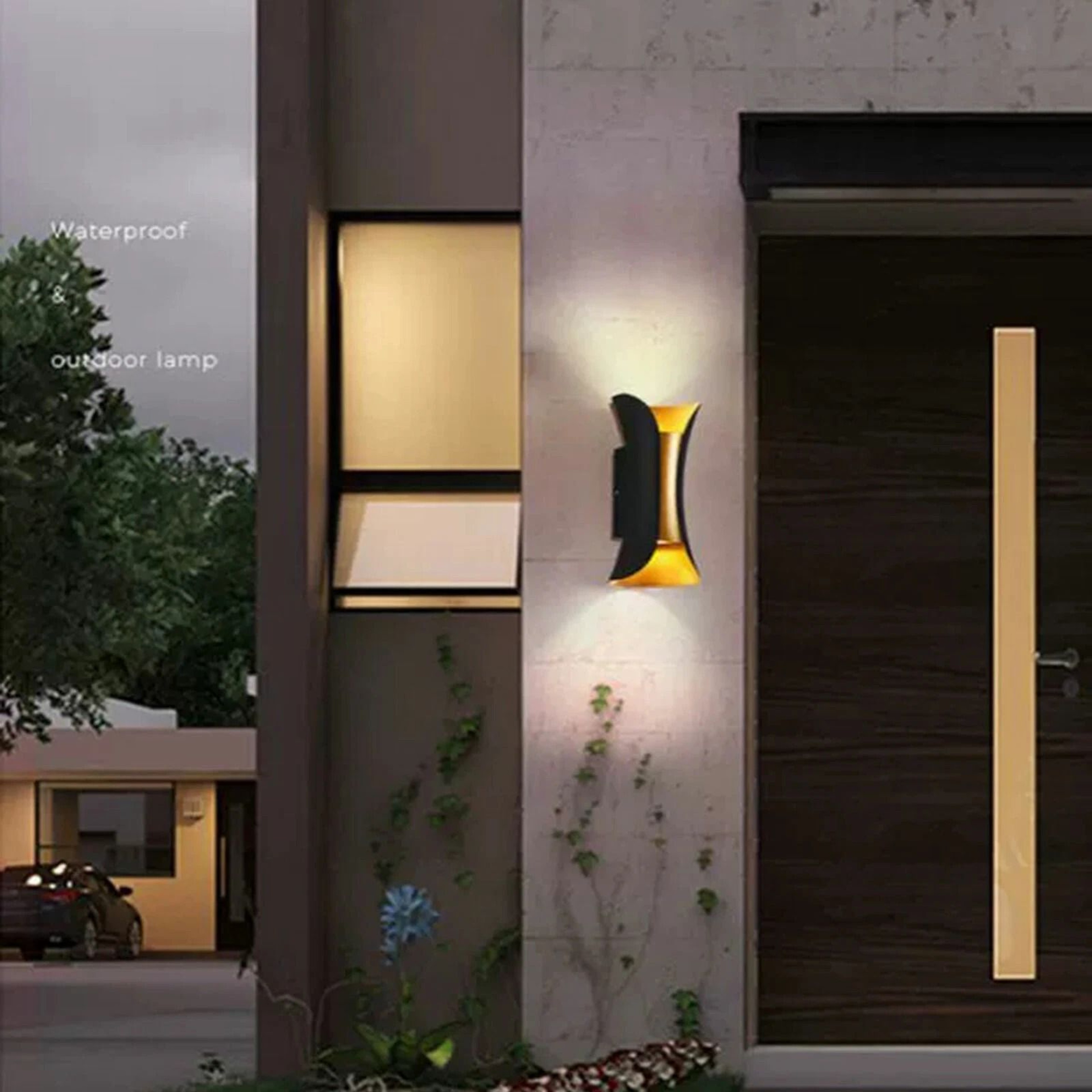 Modern Waterproof LED Wall Sconce Up Down Outdoor Indoor Light Fixture 5