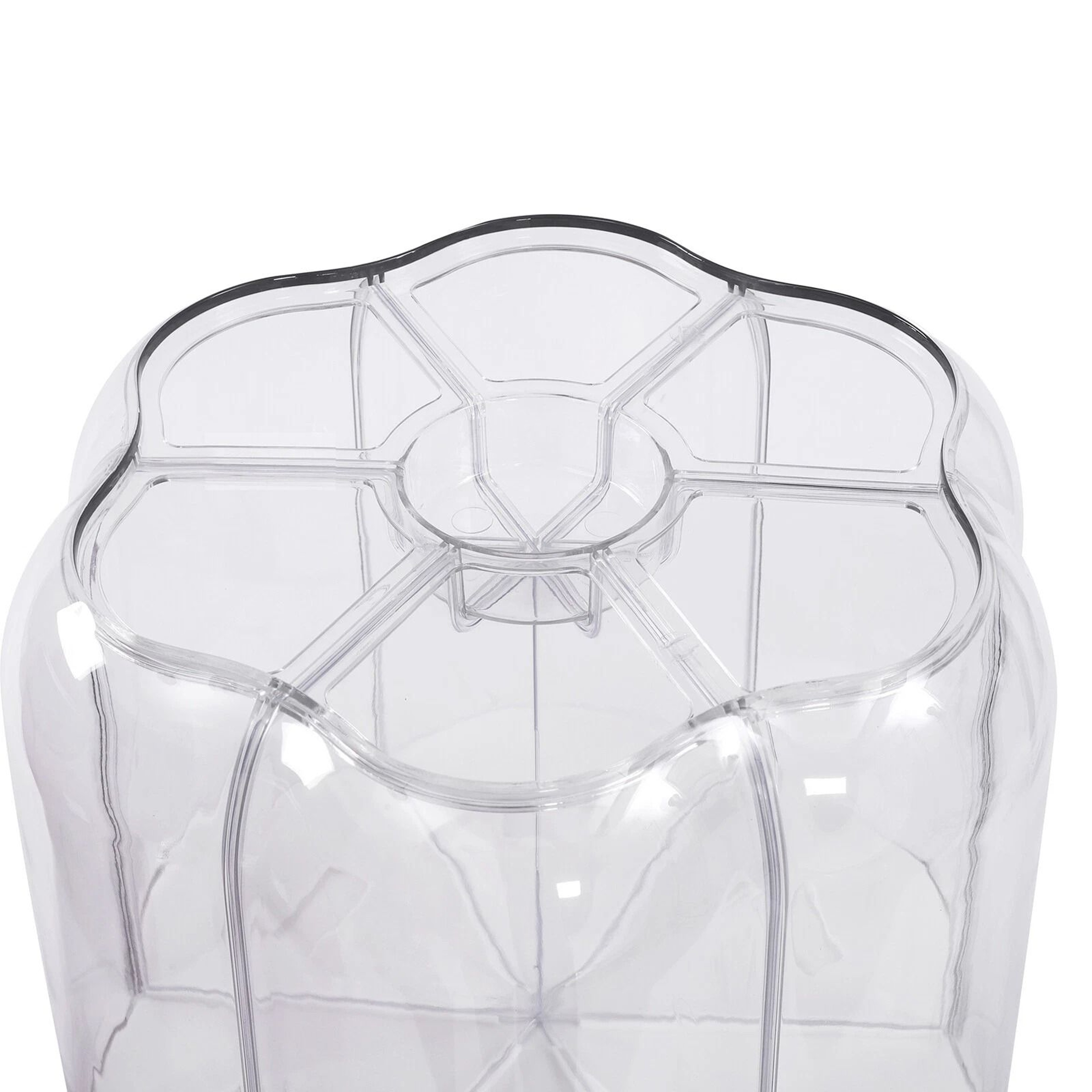 Premium Grid Rotating Rice Dispenser Dry Food Storage Organizer Grain Storage Container 11