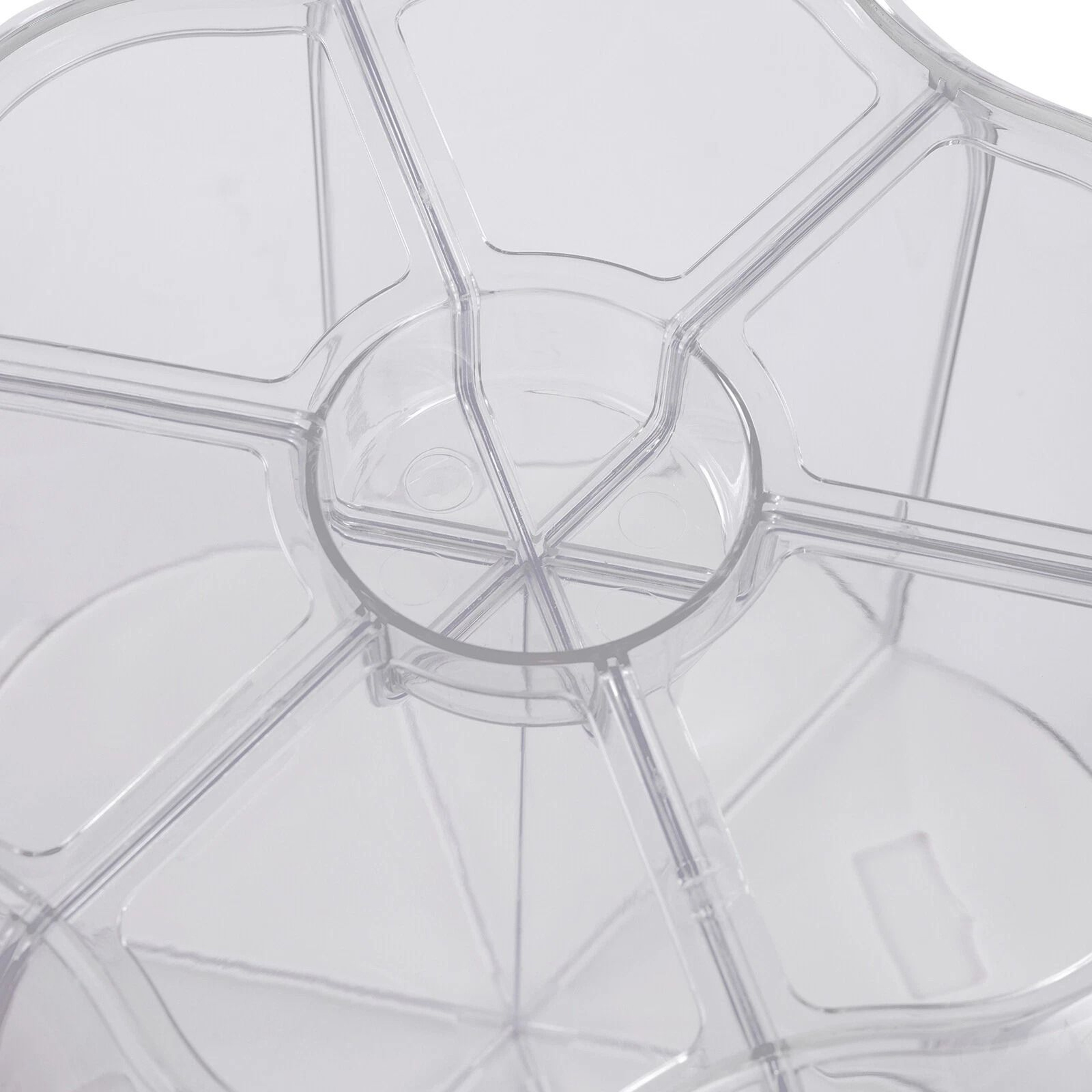 Premium Grid Rotating Rice Dispenser Dry Food Storage Organizer Grain Storage Container 9