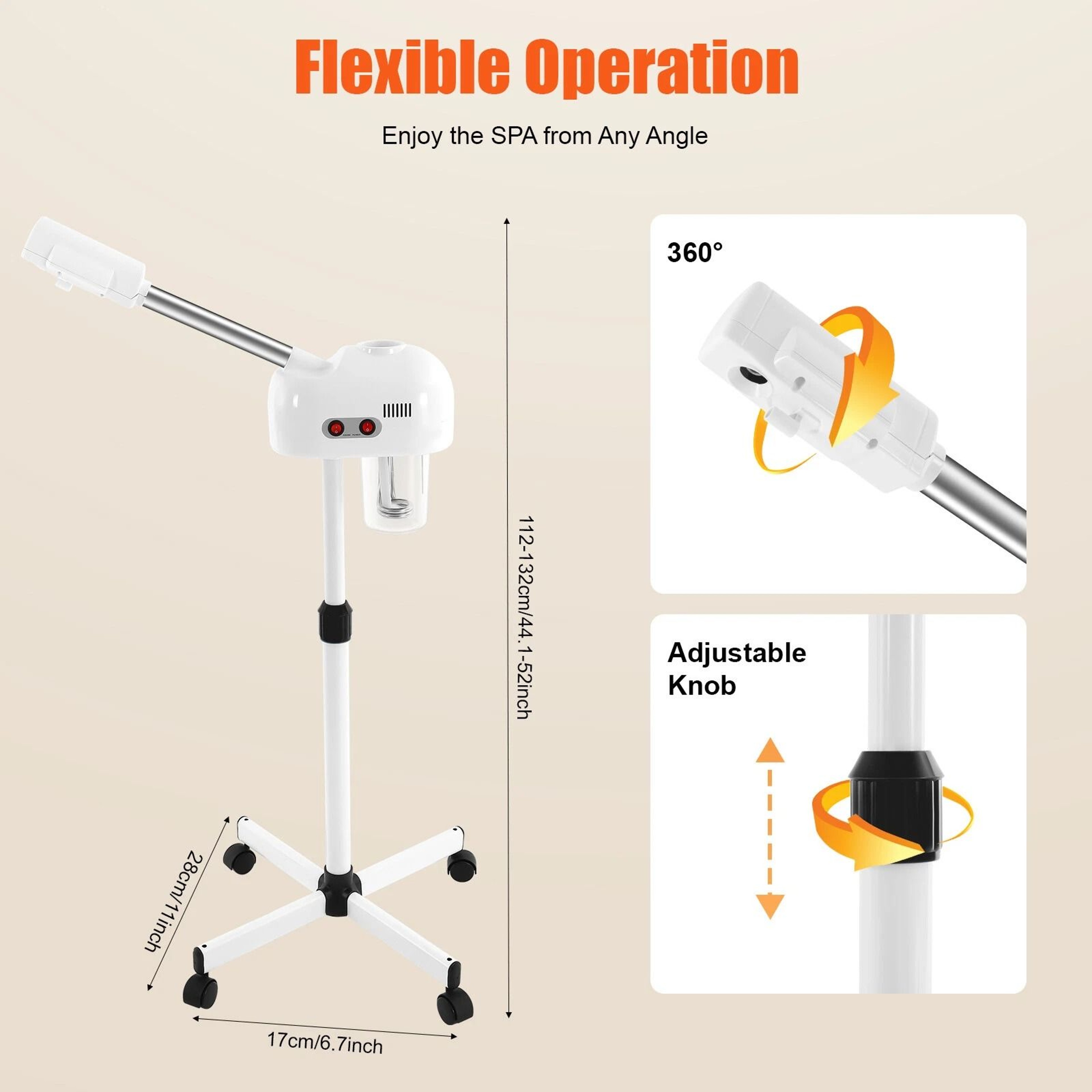 Professional Facial Steamer With Ozone Therapy For Spa  Home 5