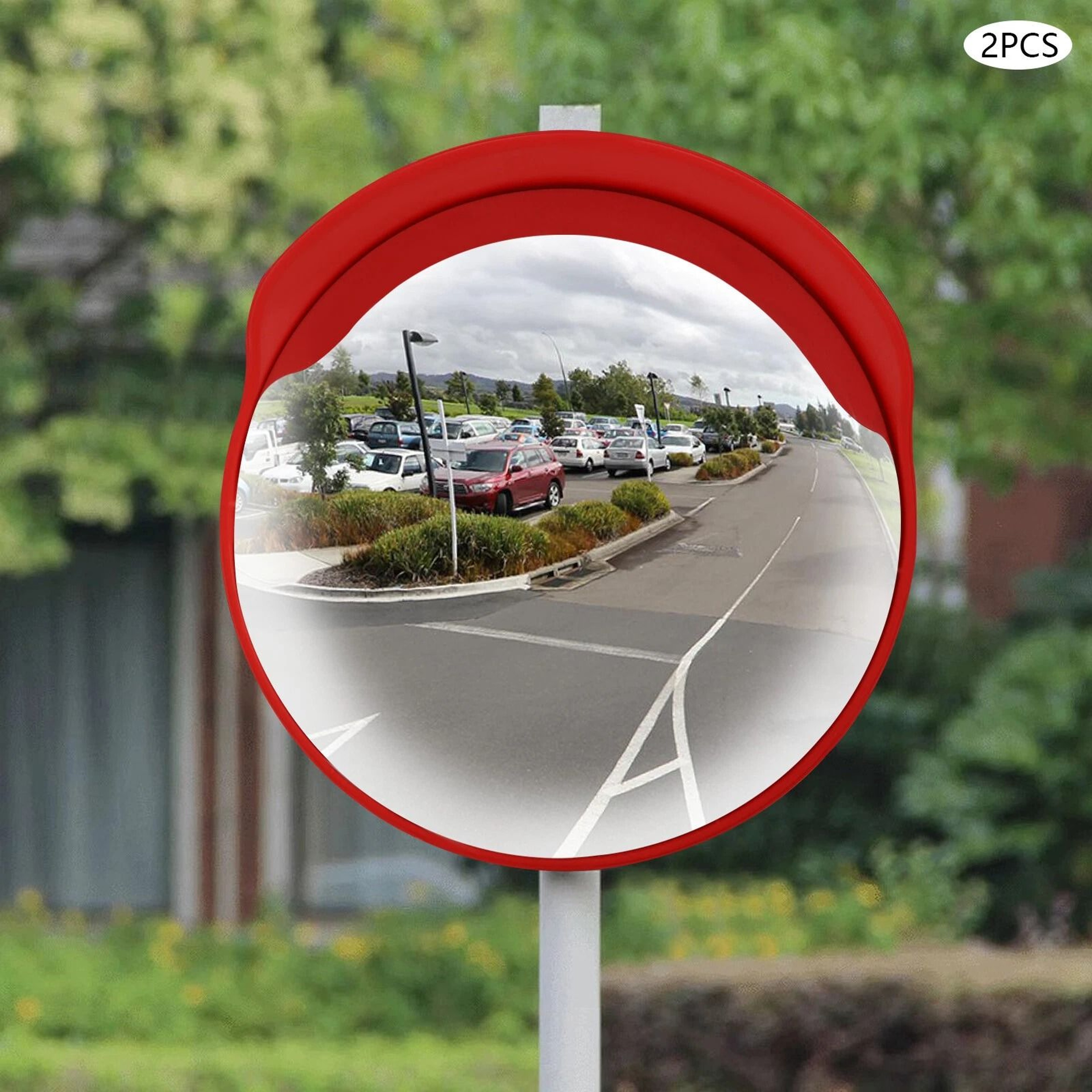 Premium Convex Traffic Mirror Wide Angle Blind Spot Mirror For Parking  Road Safety 5