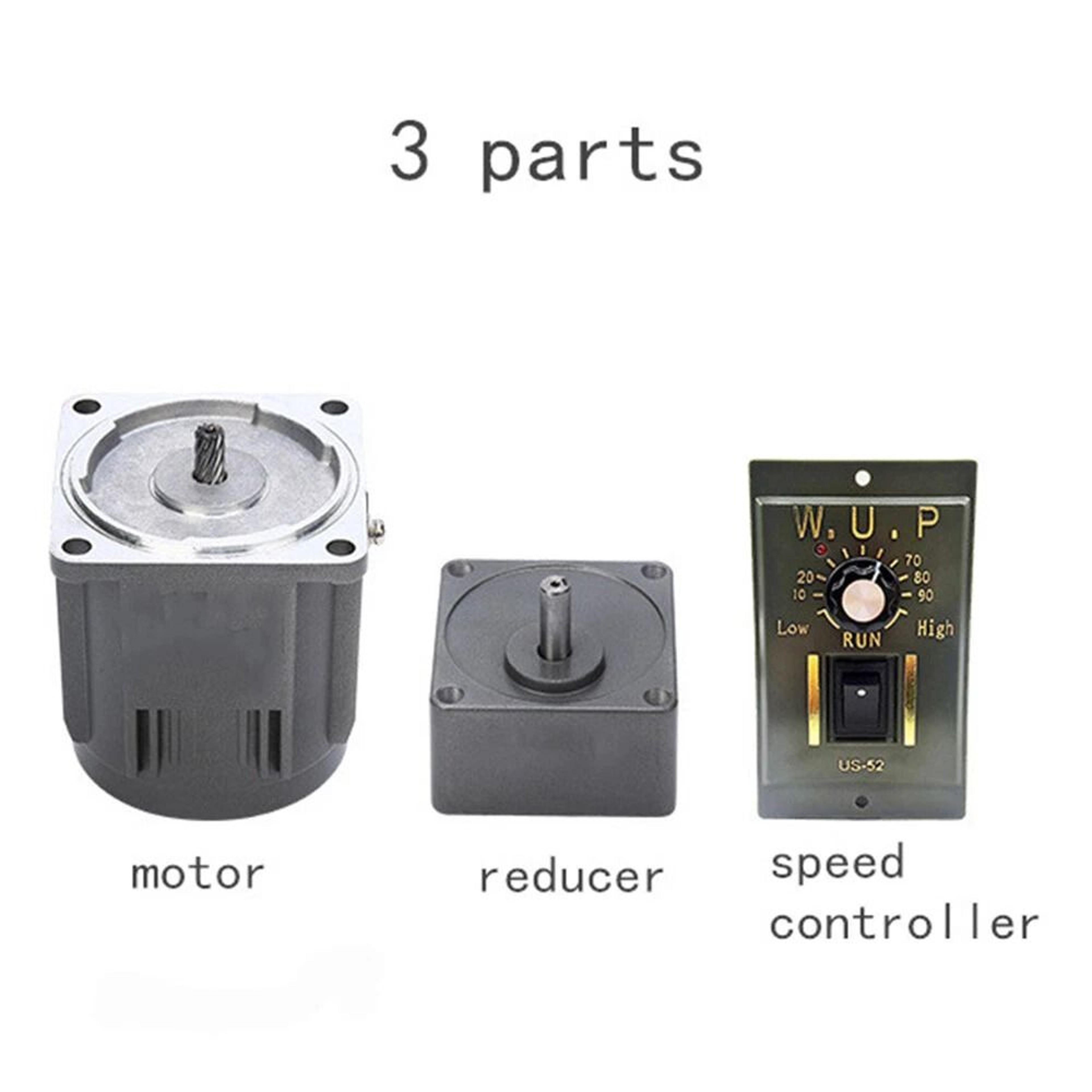 High Performance AC Gear Motor With Variable Speed Controller RPM Reversible 6
