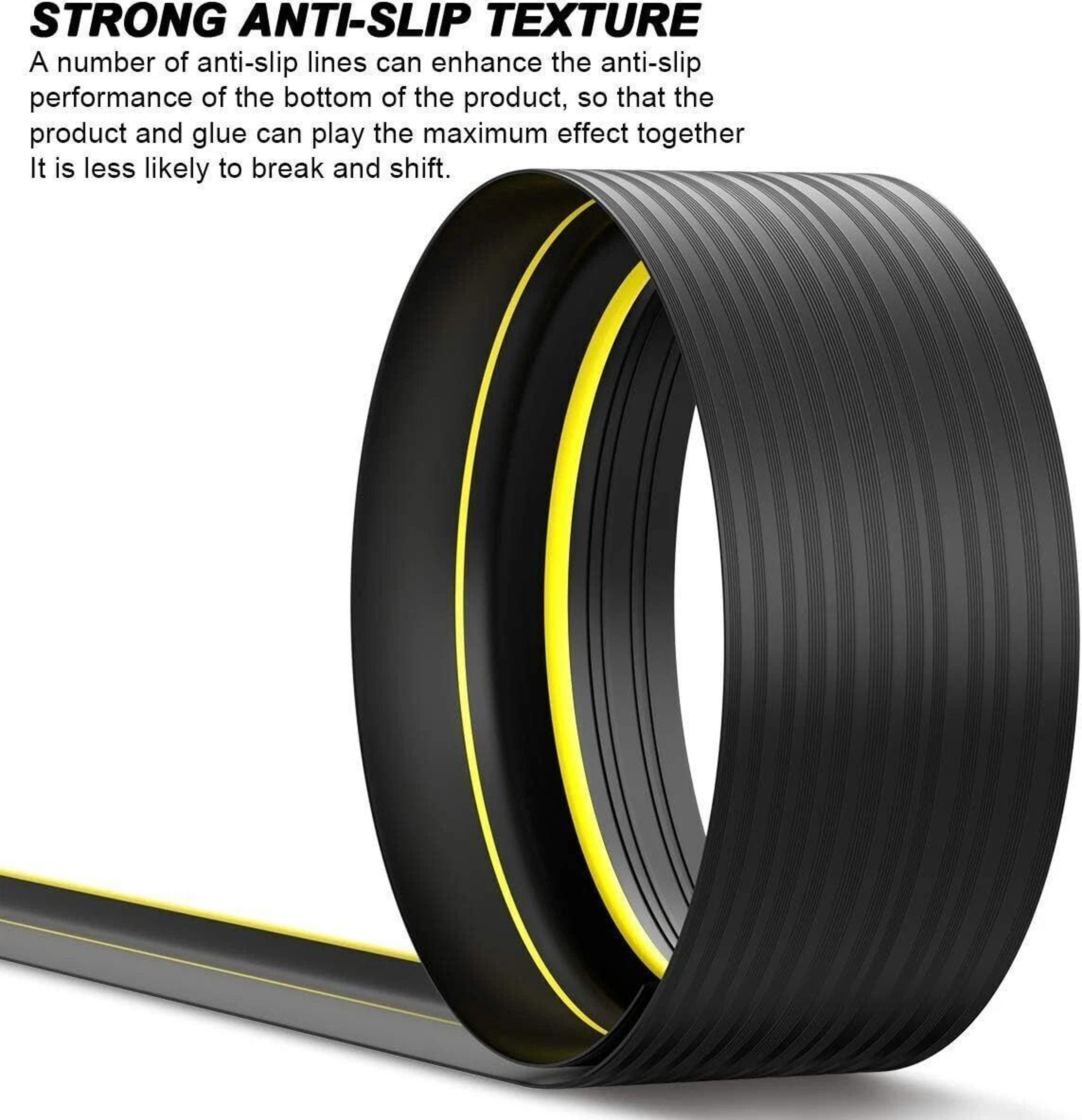 Premium Garage Door Threshold Seal Weatherproof Rubber Bottom Weather Stripping 12